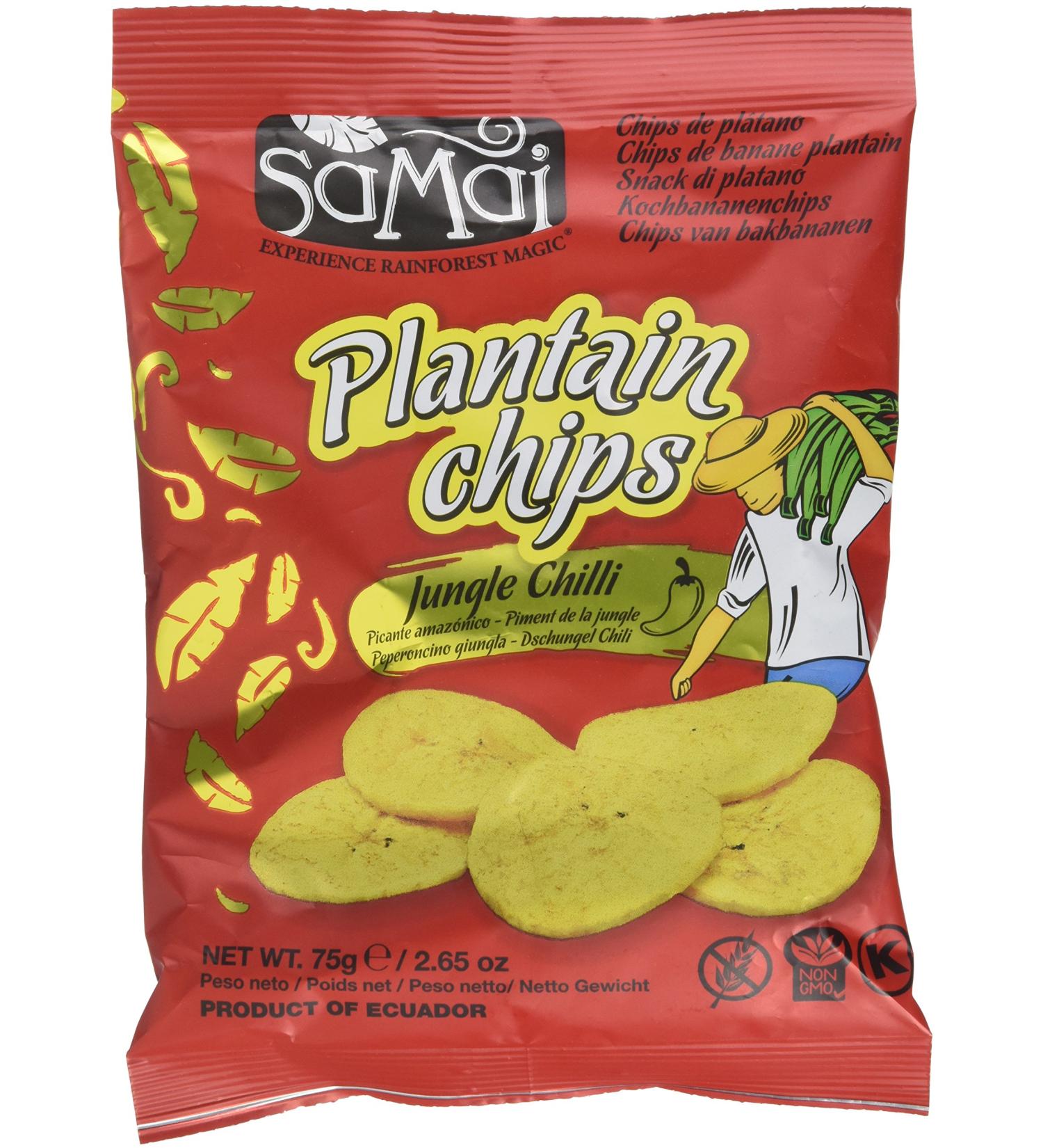 Samai Banana Chips Plantain Peppers 75 g - Pack of 5 - Buy Online on GoSupps.com