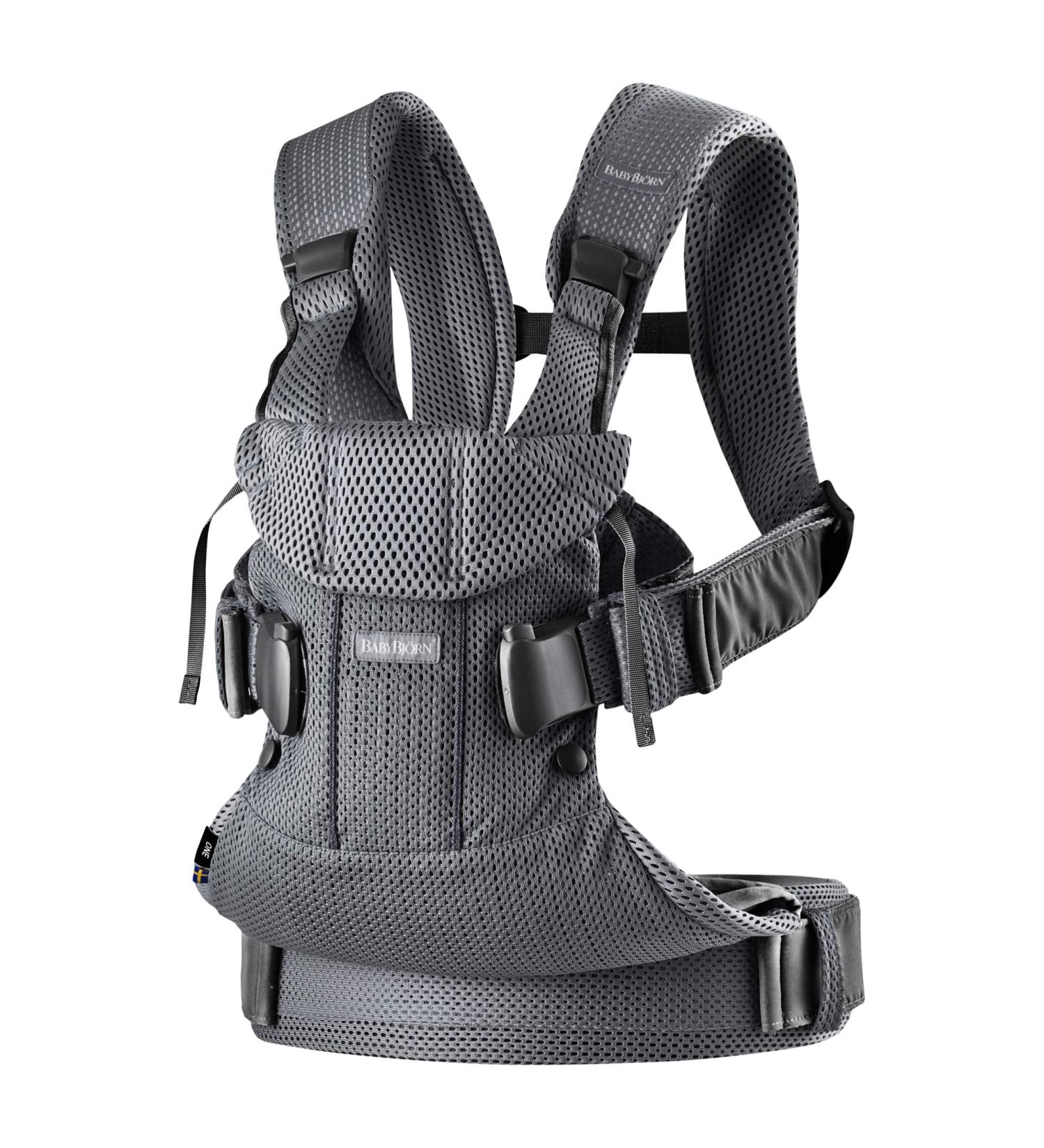 BabyBj rn Baby Carrier One Air Mesh Anthracite - One Size - Buy Online on GoSupps.com