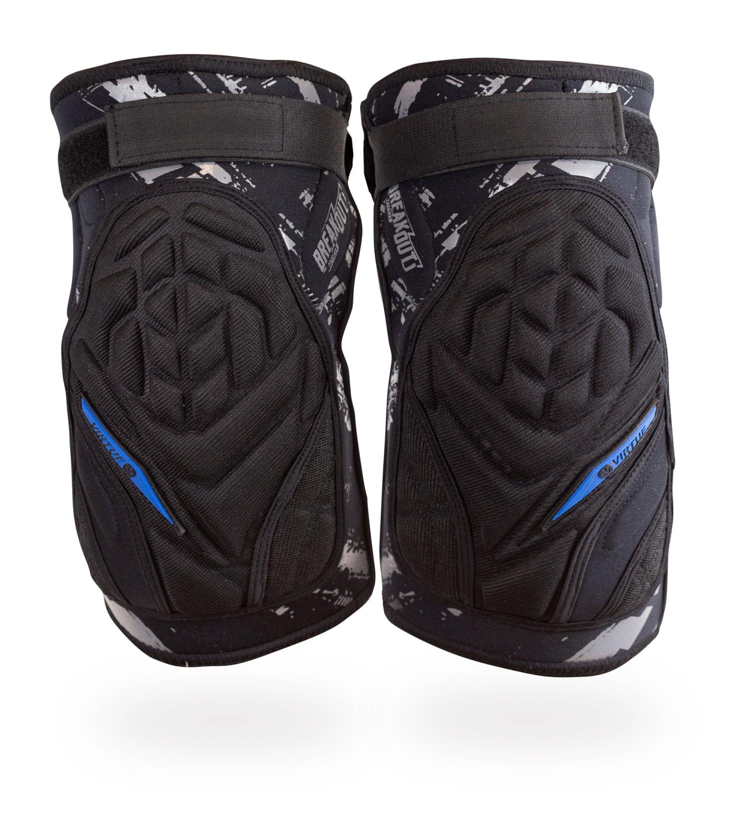 VIRTUE Breakout Lightweight Knee Pads - Black (Small/Medium) | Paintball, Airsoft & Action Sports - Buy Online on GoSupps.com
