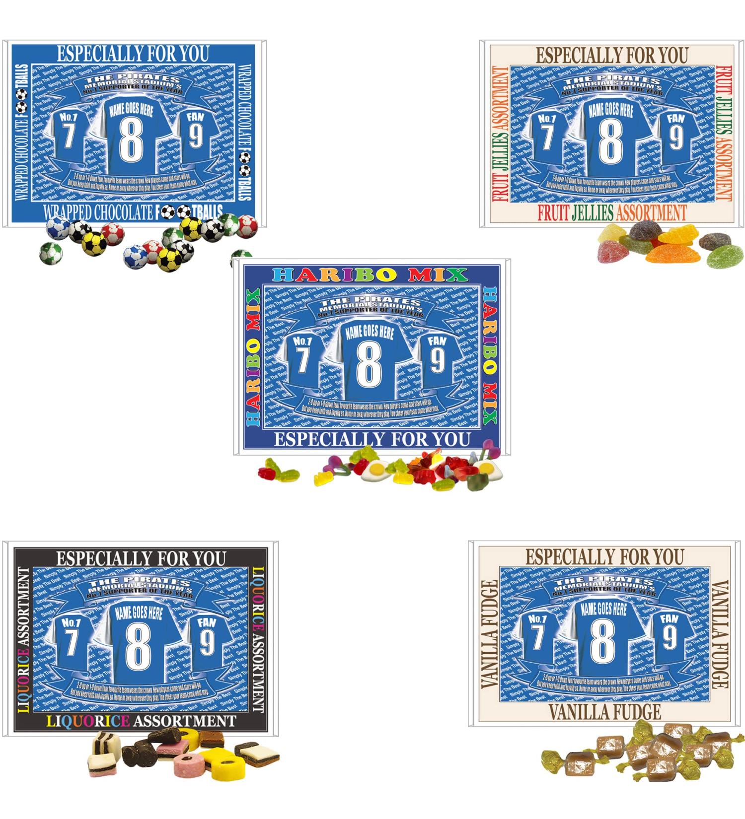 Bristol R Football Shirt Personalised Gift Boxed Sweets - Buy Online on GoSupps.com