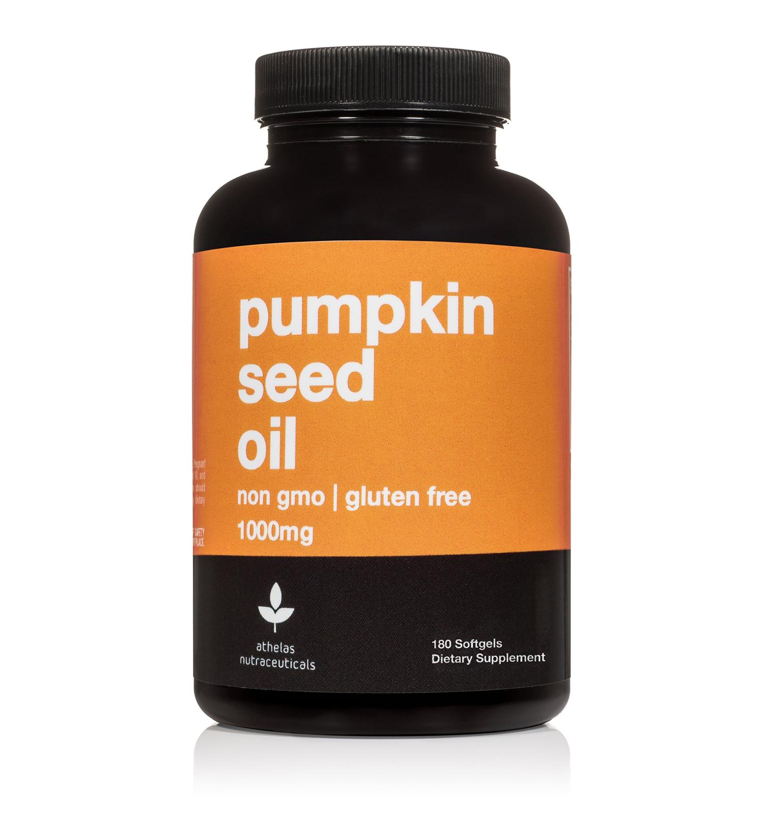 Pumpkin Seed Extract Capsules 1000mg - Non-GMO Prostate & Urinary Tract Support - Bladder Control & Regulation - 180 Softgels - Buy Online on GoSupps.com