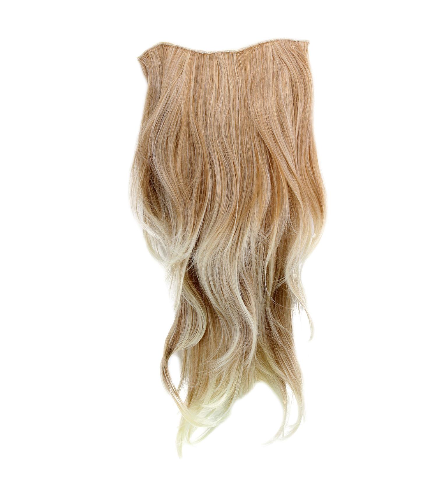 WIG ME UP H9505-27T613 Clip-in Hair Extensions - 60 cm Strawberry Blonde & Copper Hell Blond Mix - 7 Brackets for Easy Application - Buy Online on GoSupps.com