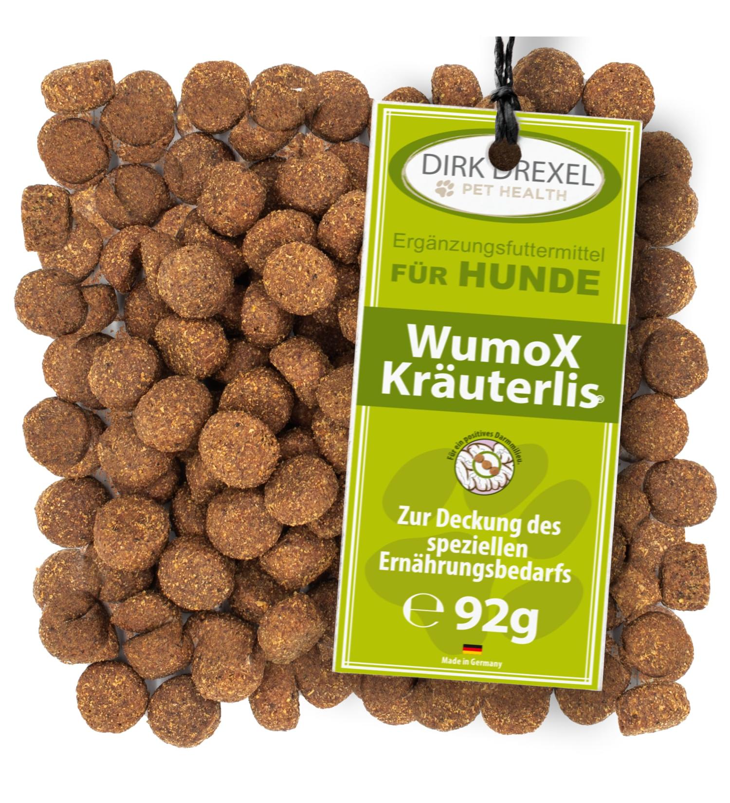 Dirk Drexel Wumox Herbal for Dogs | Natural Nutrition with Herbal Extracts & Wormwood | Strengthen Intestinal Health | Premium Pet Supplements - Buy Online on GoSupps.com