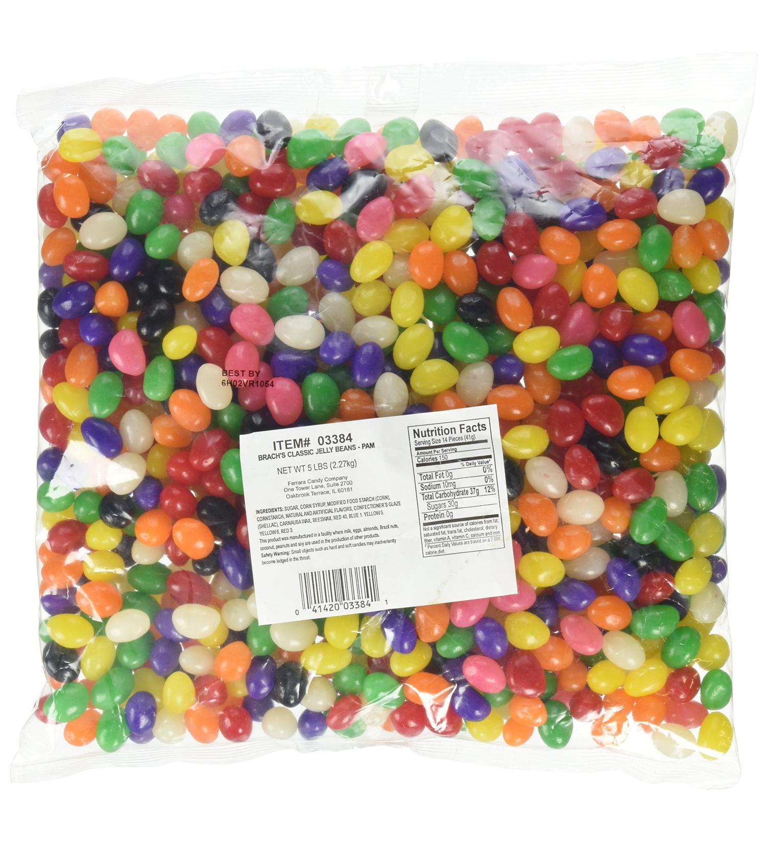 Brach's Classic Jelly Beans - 80 oz Bulk Candy Bag | Buy Online Now! - Buy Online on GoSupps.com