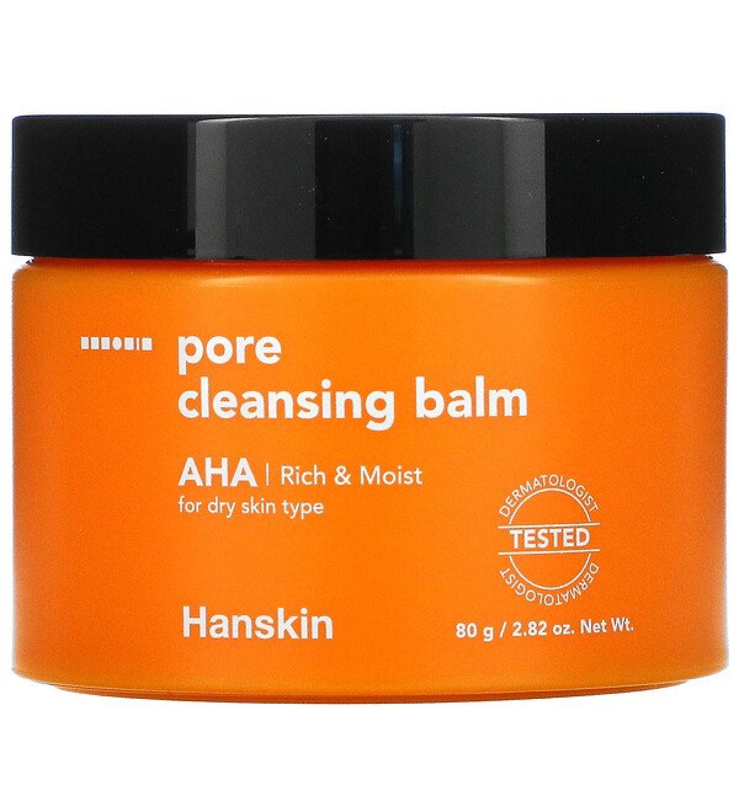 Buy Hanskin Pore Cleansing Balm AHA 2.82 oz â€“ Deep Cleansing & Exfoliation - Buy Online on GoSupps.com