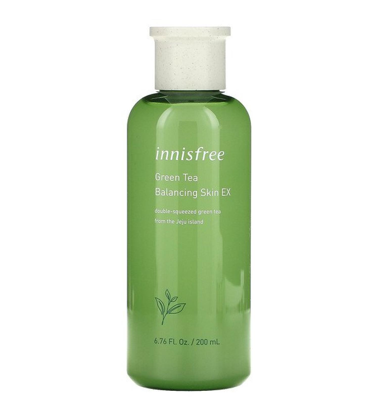 Innisfree Green Tea Balancing Skin EX 200ml | Hydrating & Soothing Moisturizer - Buy Online on GoSupps.com
