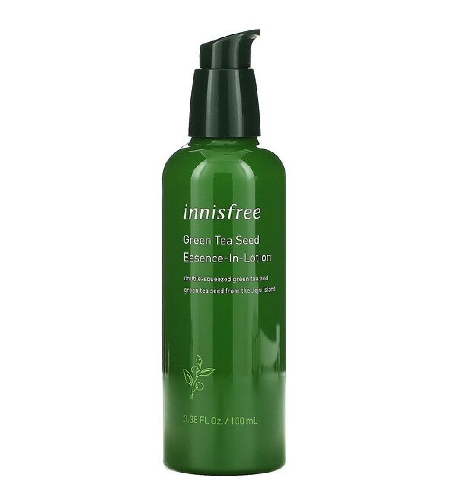 Innisfree Green Tea Seed Essence-In-Lotion 3.38 fl oz - Hydrating & Nourishing Skin Care - Buy Online on GoSupps.com