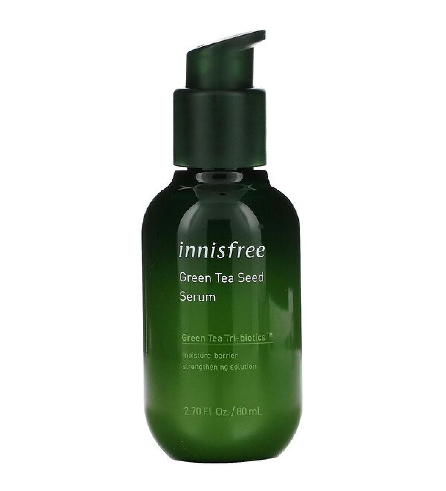 Innisfree Green Tea Seed Serum 2.7 fl oz - Hydrating & Nourishing Skincare - Buy Online on GoSupps.com