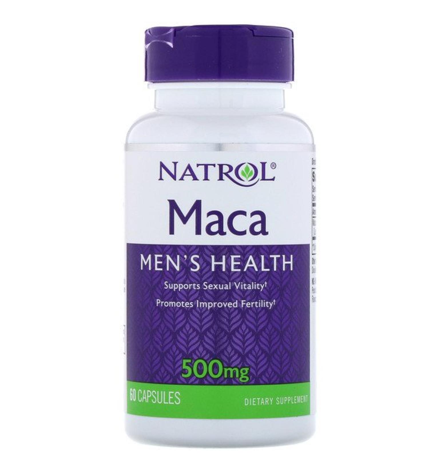 Natrol Maca 500 mg 60 Capsules