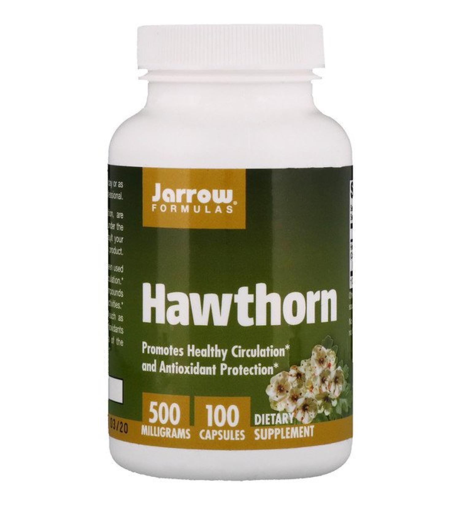 Jarrow Formulas Hawthorn 500 mg 100 Capsules