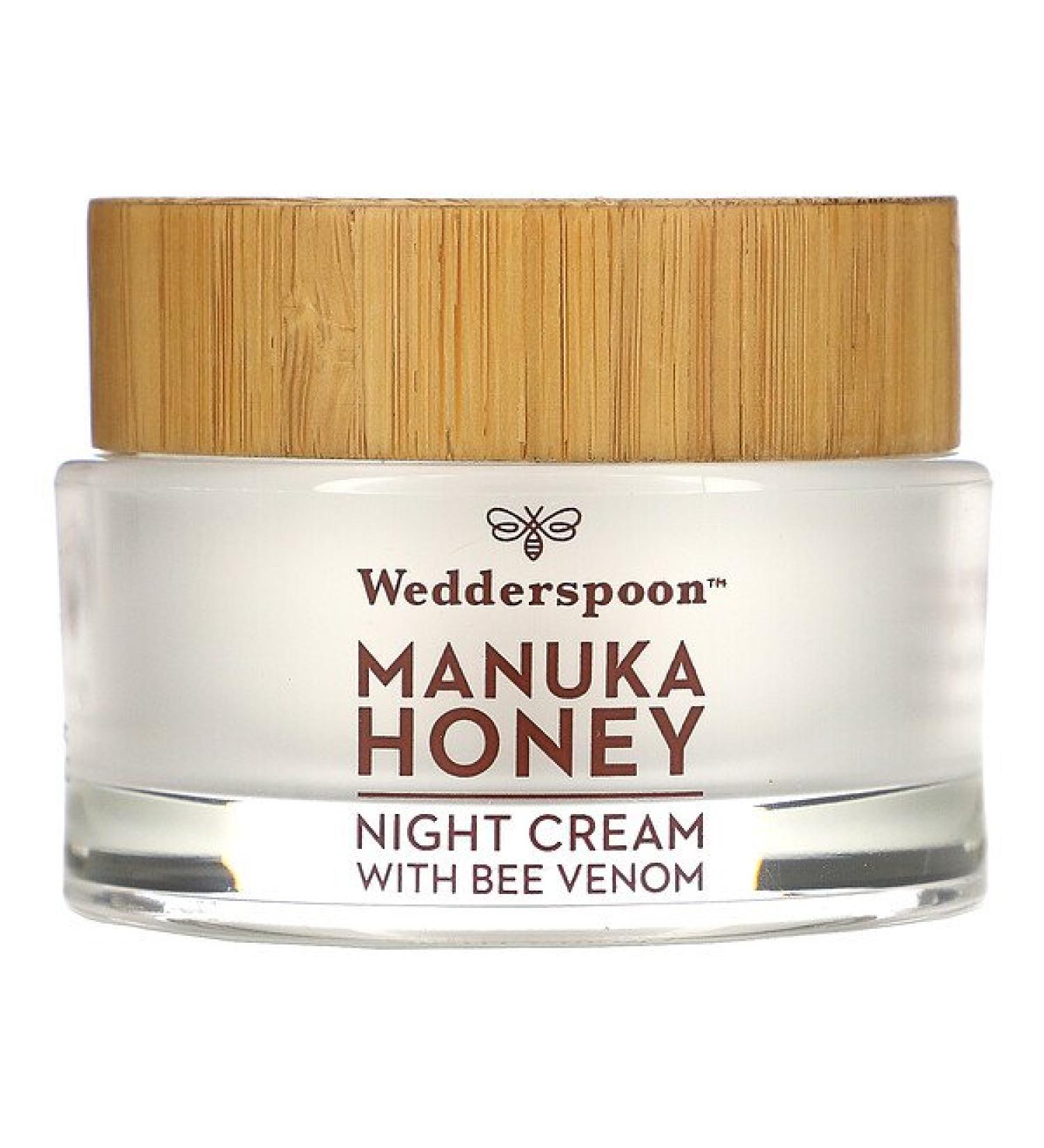 Wedderspoon Manuka Honey Revitalizing Night Cream with Bee Venom 1.7 fl oz (50 ml)
