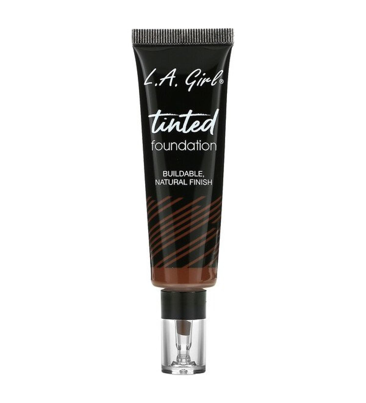 L.A. Girl Tinted Foundation - Chestnut 1 fl oz (30 ml) | Flawless Coverage & Natural Finish - Buy Online on GoSupps.com