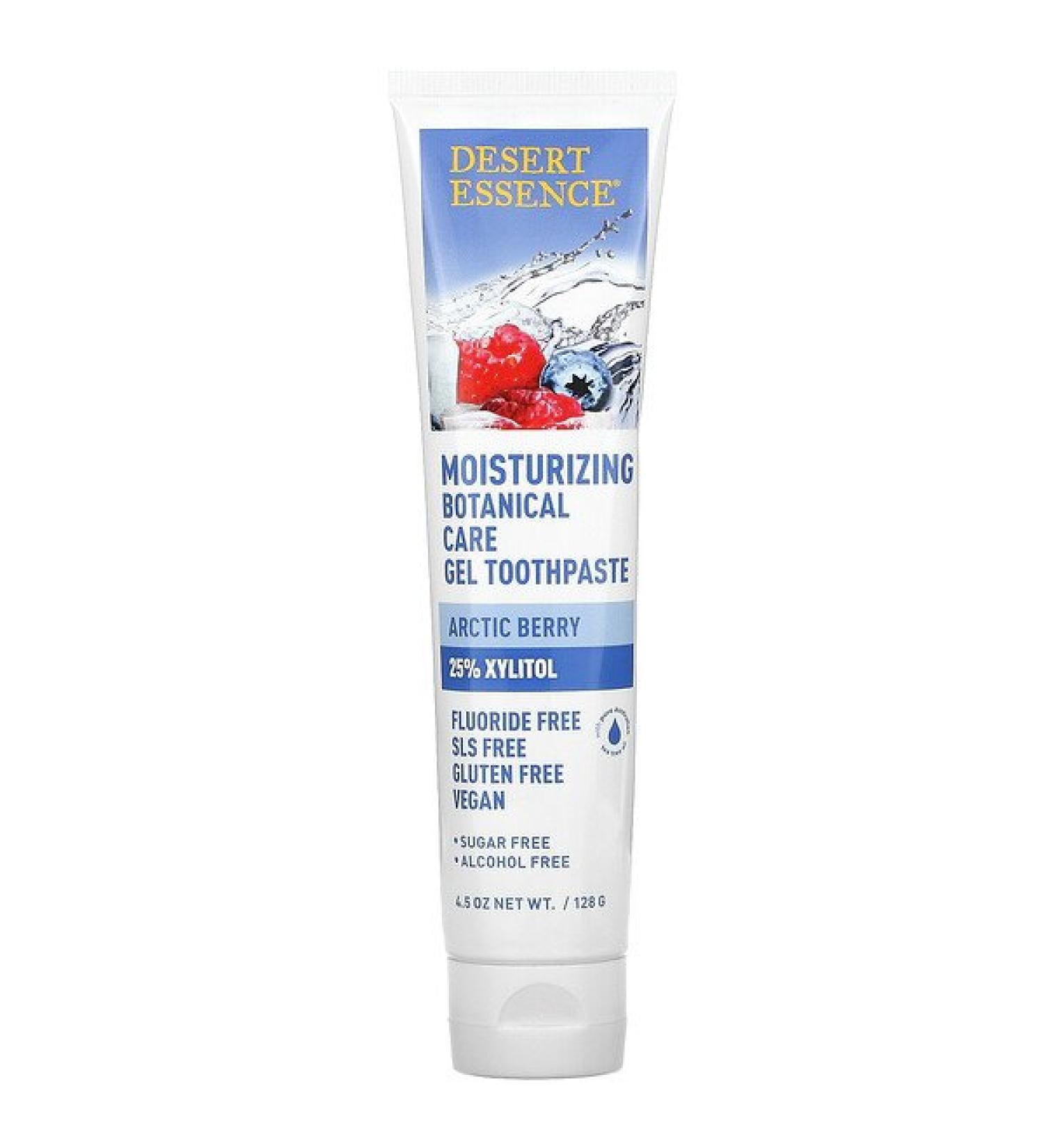 Desert Essence Arctic Berry Gel Toothpaste 4.5 oz - Moisturizing Botanical Care - Buy Online on GoSupps.com