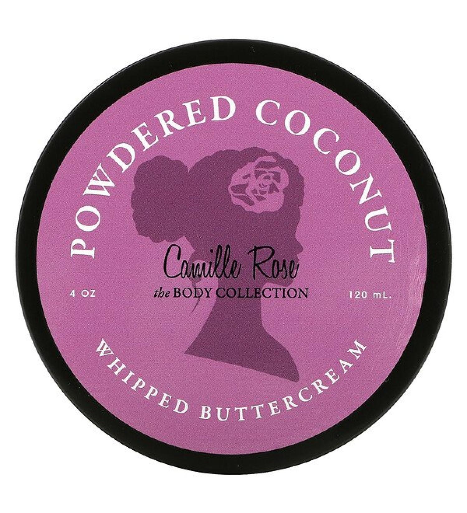 Camille Rose Whipped Buttercream Powdered Coconut | 4 oz Hydrating Hair & Skin Cream - Buy Online on GoSupps.com
