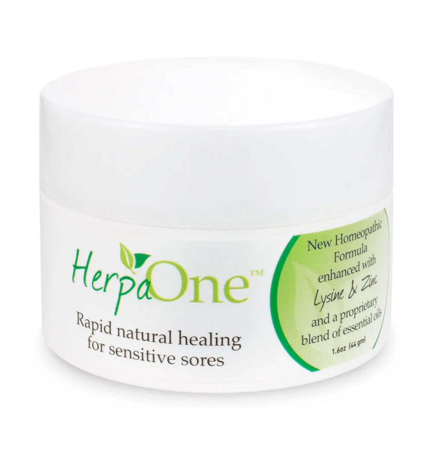 HerpaOne - Rapid Healing for Herpes Sores - All Natural - Lysine and Zinc Formulation- for Herpes Cold Sores Pain Itching Relief by HerpaOne