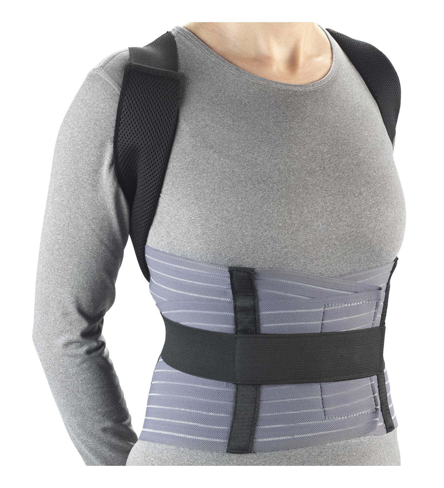 Buy Medical Posture Brace with Rigid Stays - Spinal Curve Back Lumbar & Neck Support | X-Large - International Shipping - Buy Online on GoSupps.com