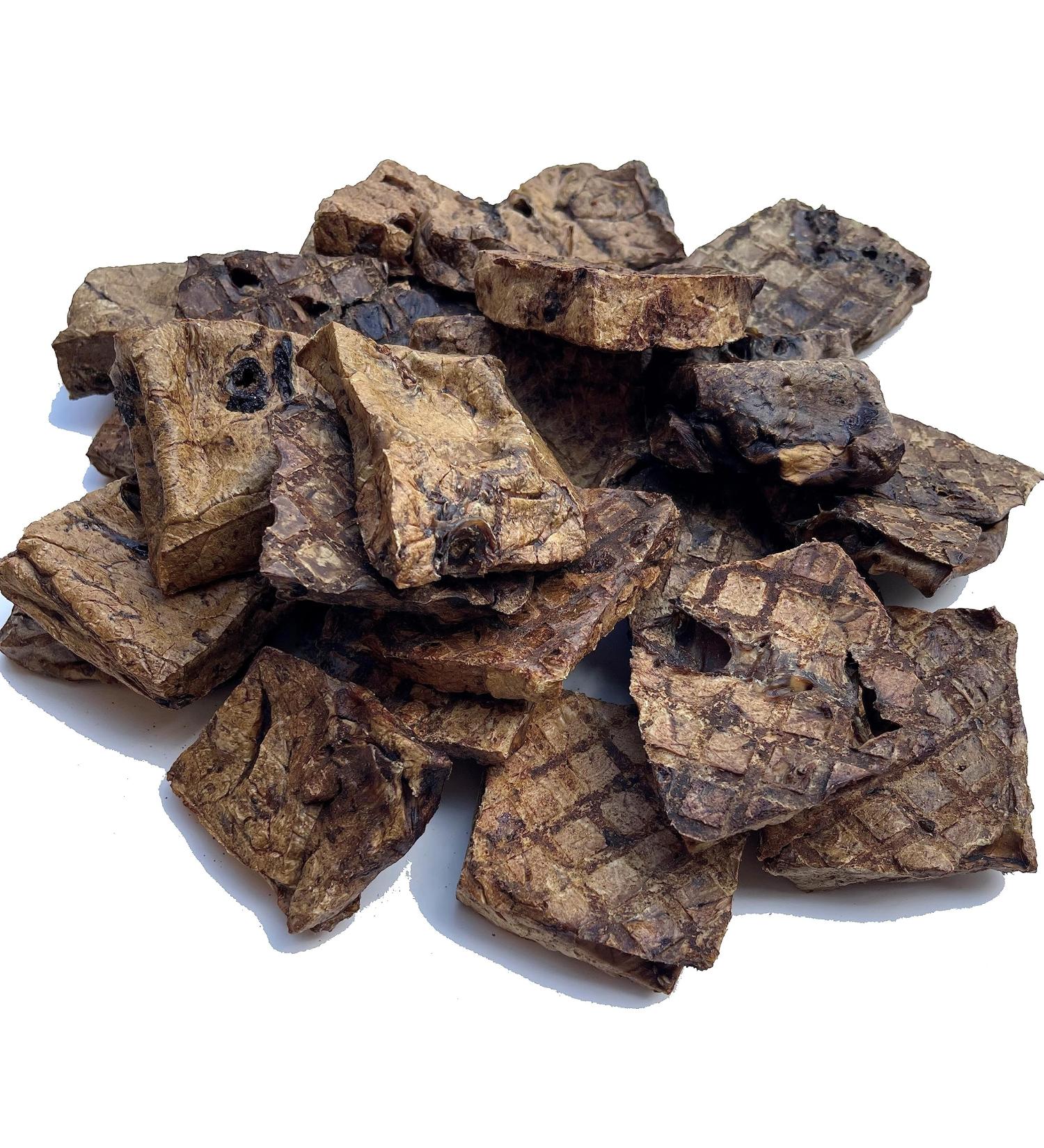 DEHYDRATED Beef Lung for Dogs - Beef Lung Dog Treat - (Flat 448 Grams) - 100% Natural Beef Dog Treats - Single Ingredient - Buy Online on GoSupps.com