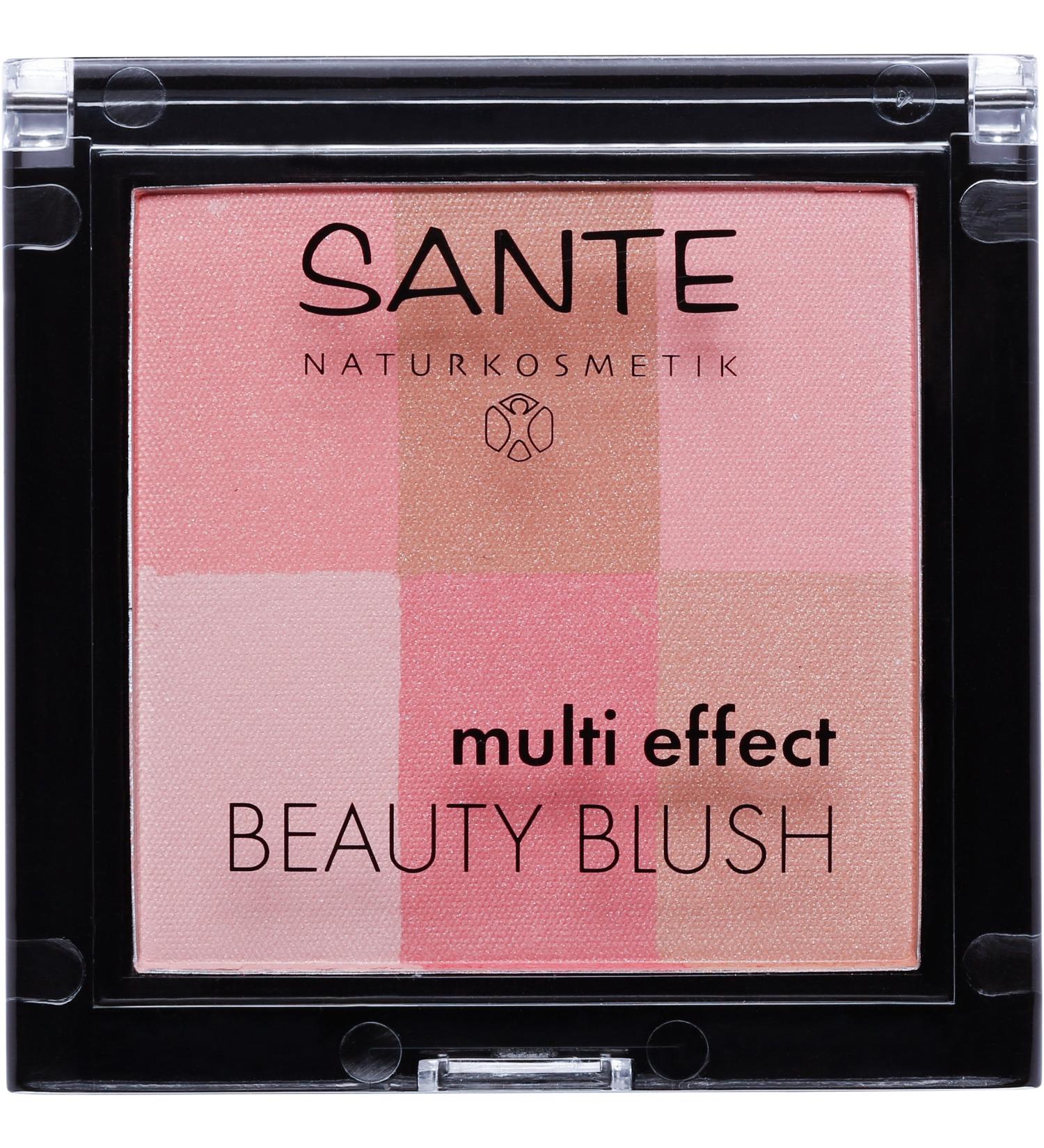 SANTE Natural Cosmetics Multi Effect Beauty Blush 01 Coral 8g 01 Coral 8 g (1 pack)