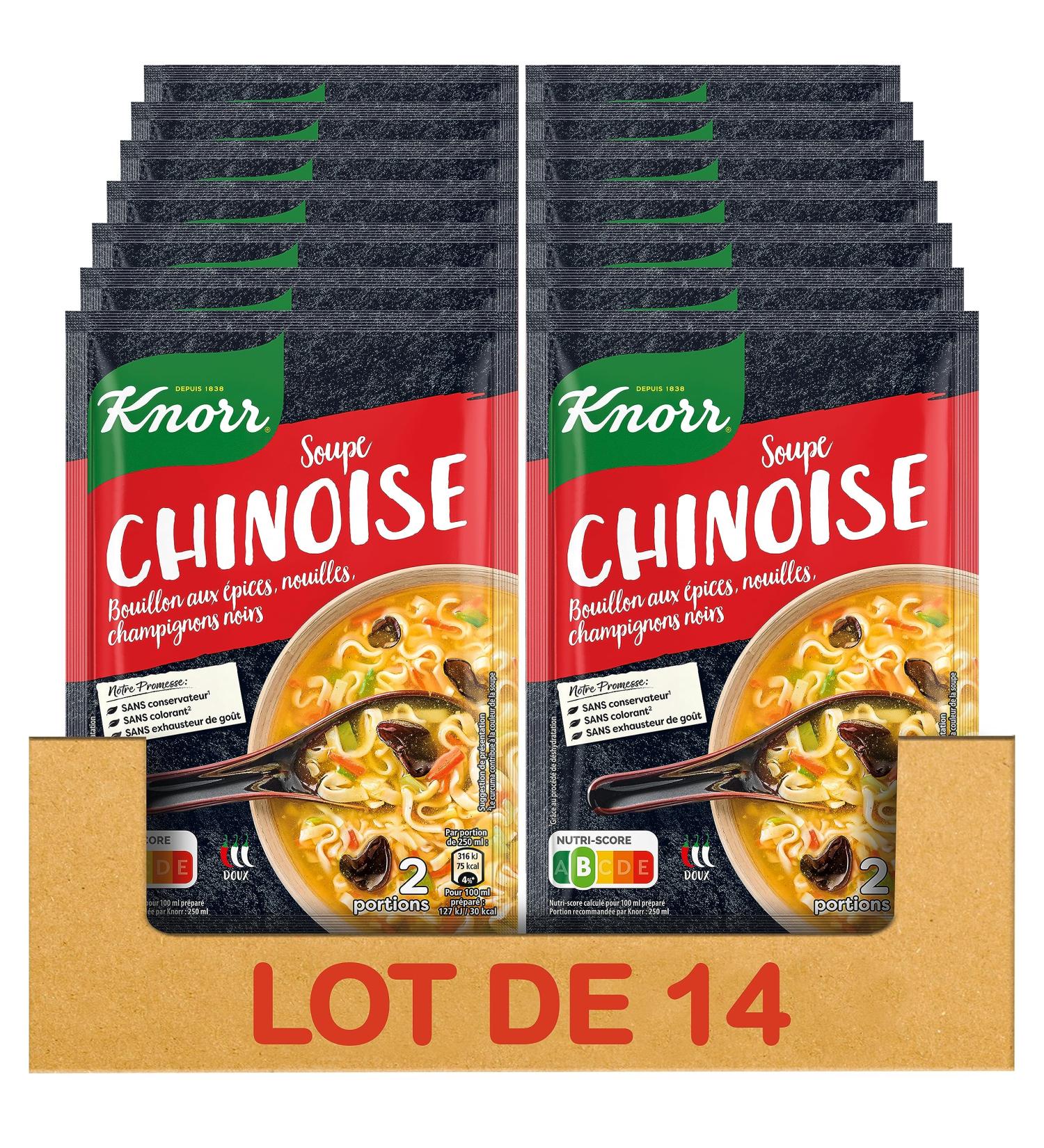 Knorr Chinese Dehydrated Soup 45g - Pack of 14 - Buy Online on GoSupps.com