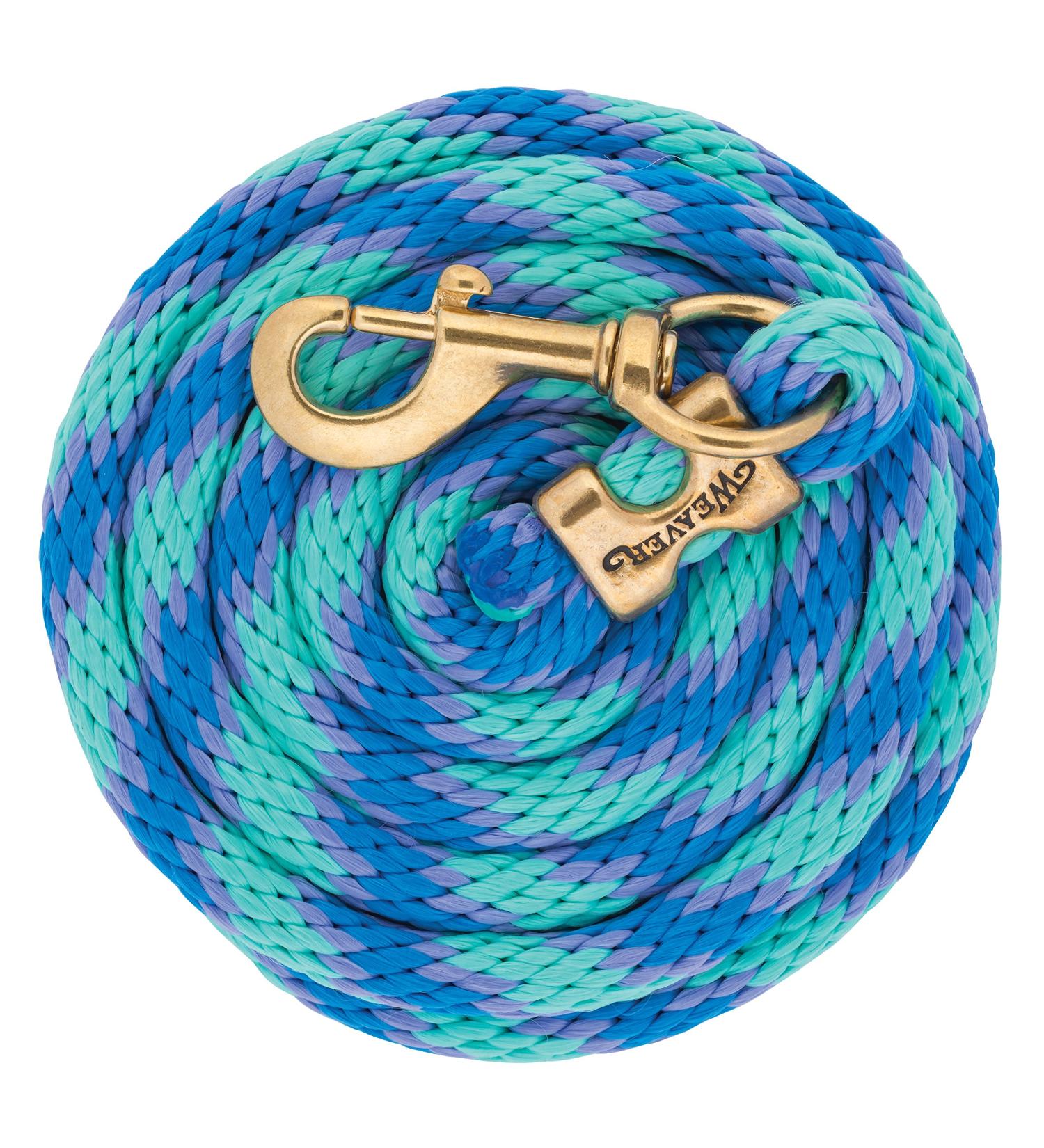 Weaver leather poly guide knit with solid brass 225 push button coral red/French blue/mint/lavender 1.5 cm x 3 m MINT/lavender/French blue