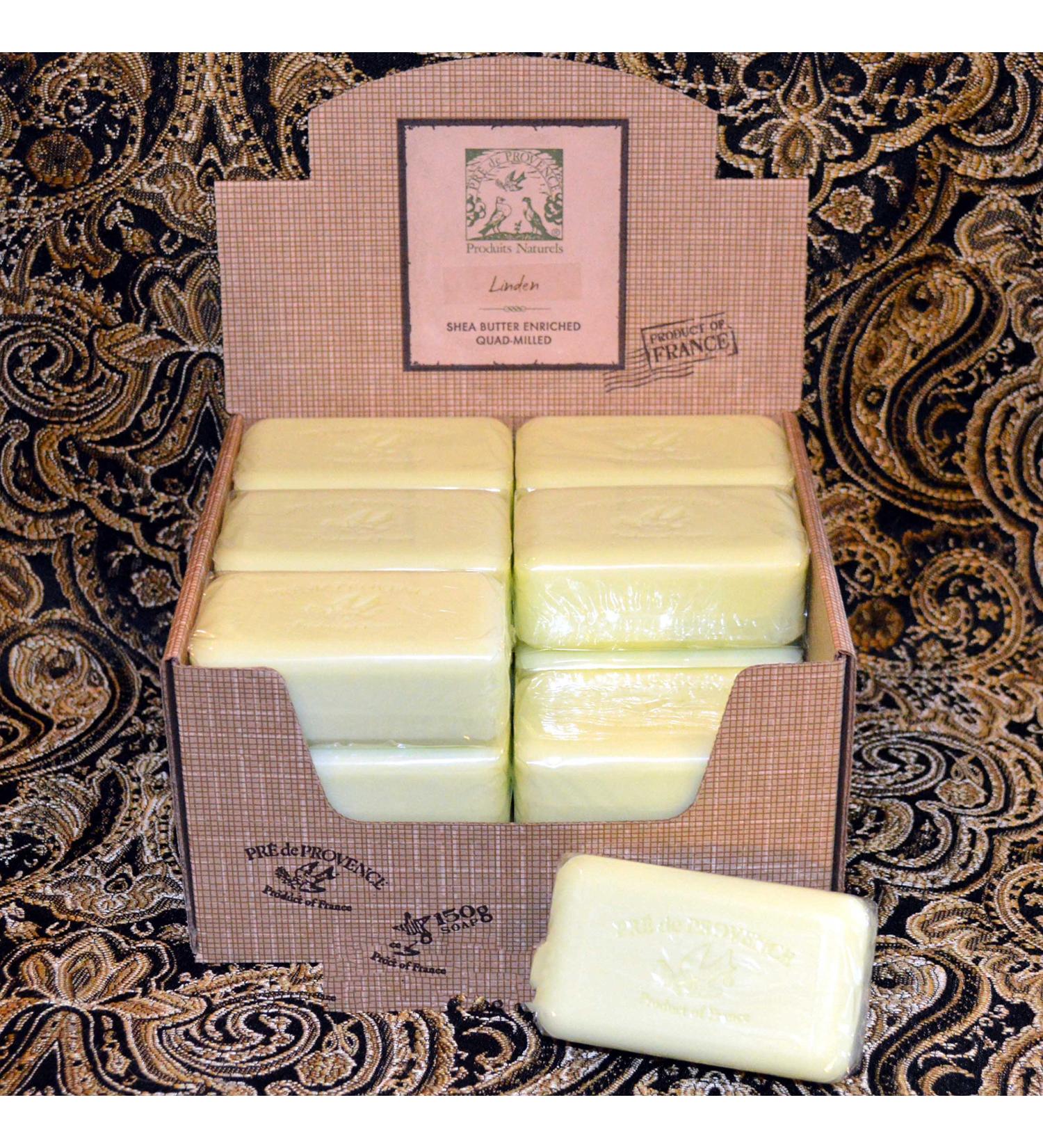 European Soaps Pre de Provence Bar Soap Linden 5.2 oz (150 g)