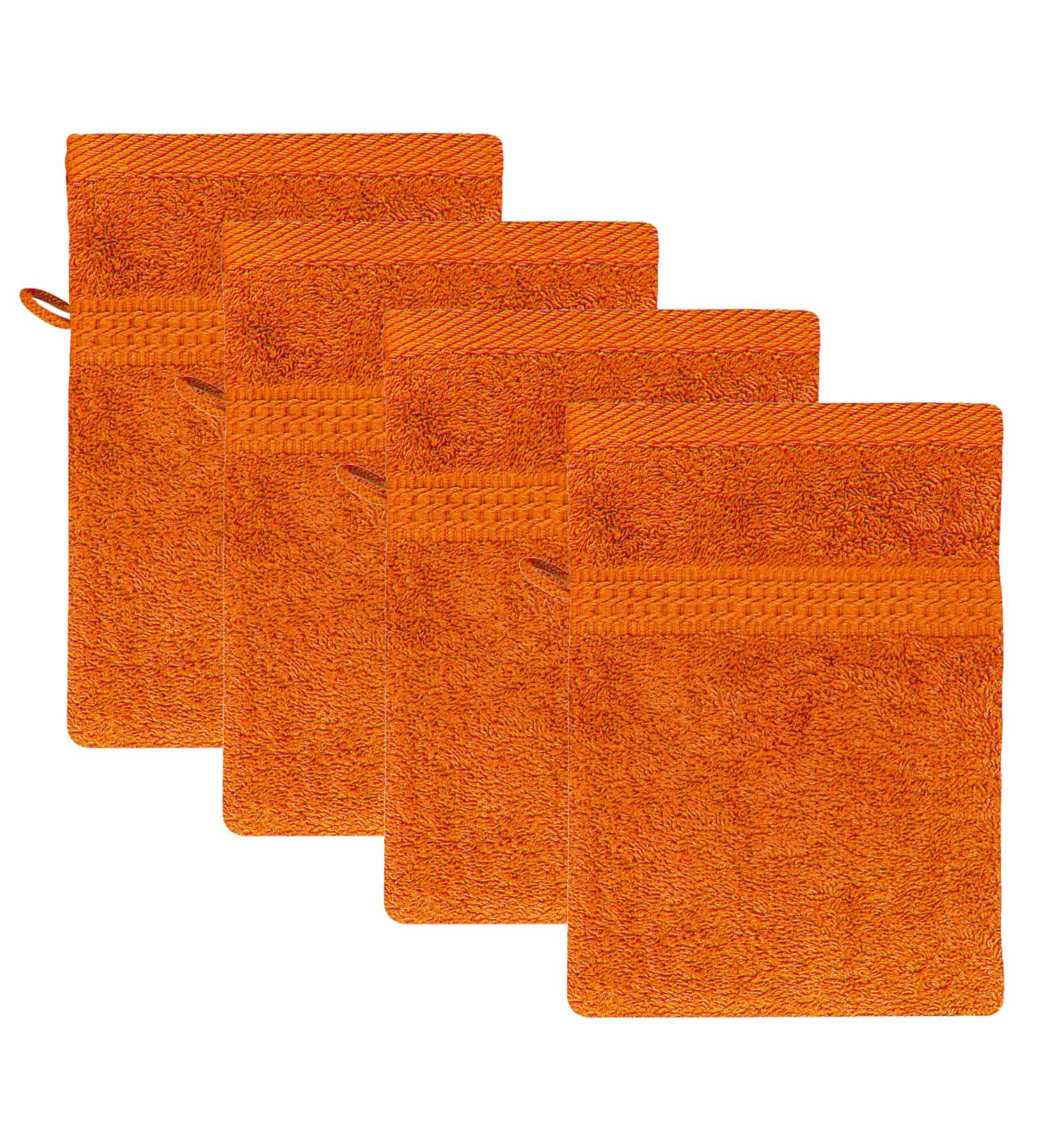 Class Home Collection Washing Gloves | Fantry Washcloth Set | 4pcs | 500 g/m | 100% Cotton | Terra 16x21 cm | International Shipping Available - Buy Online on GoSupps.com