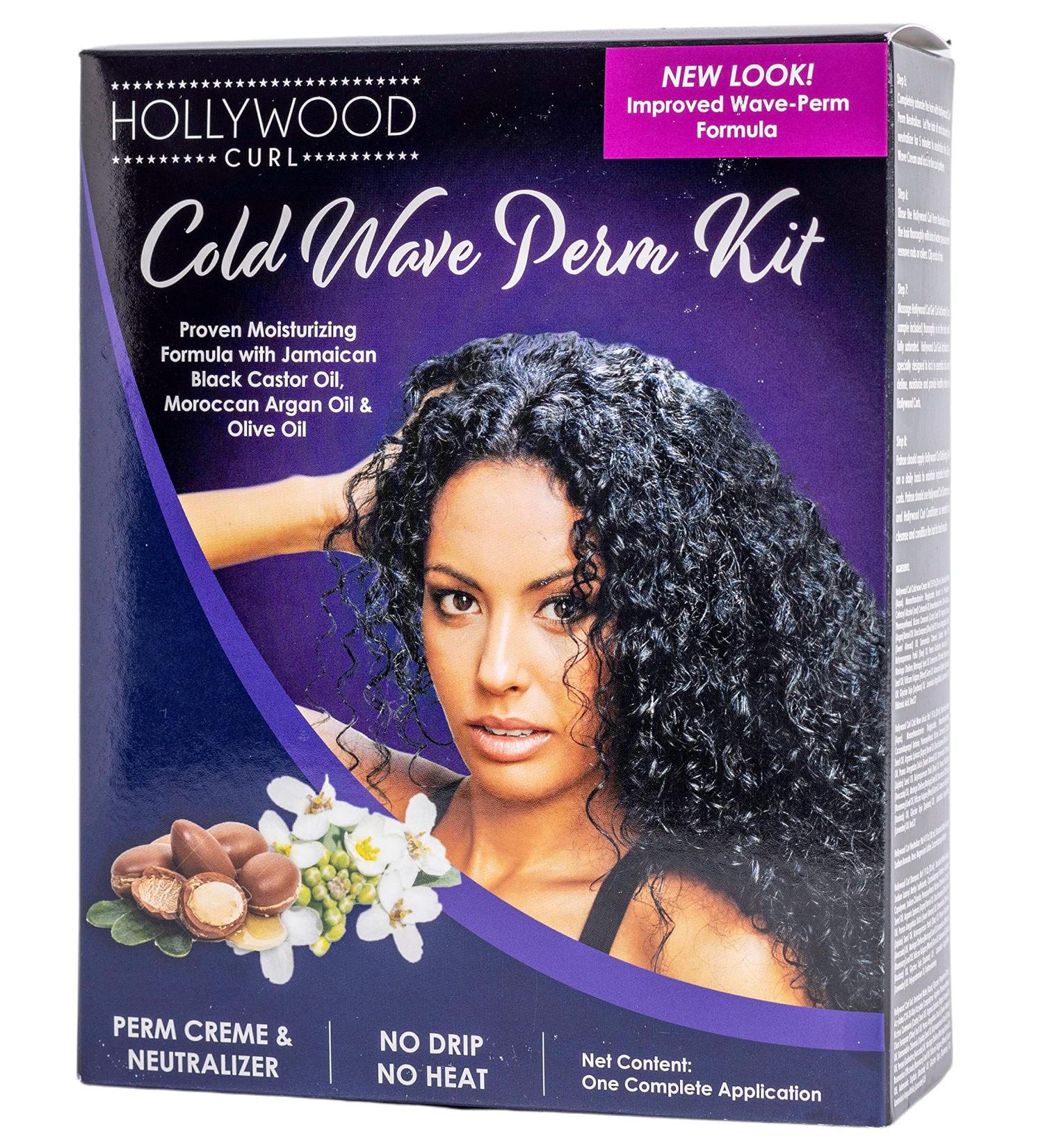 Hollywood Curl Cold Wave Perm Kit - Achieve Effortless Waves at Home - Buy Online on GoSupps.com
