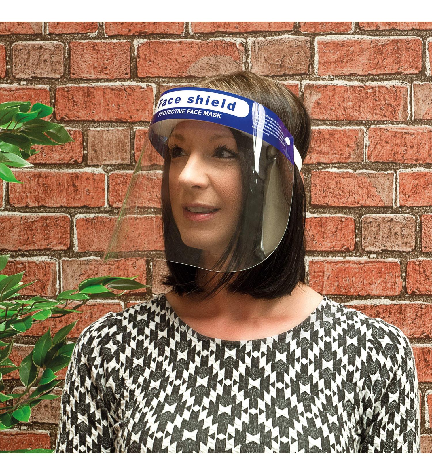 Aidapt Protective Face Shield Visor - Clear Full Face Coverage for Safety - Buy Online on GoSupps.com