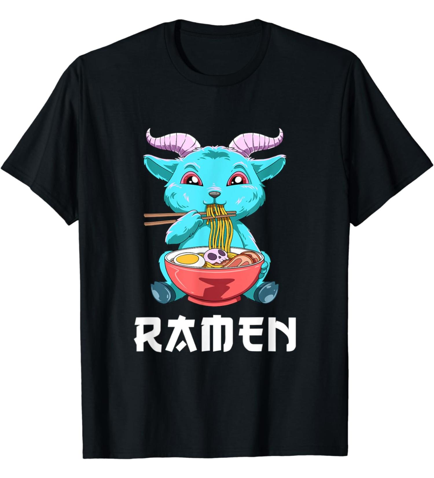 Kawaii Ramen Baphomet T-Shirt