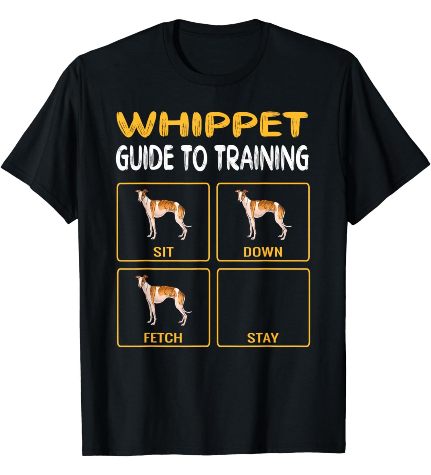 Whippet Guide To Training Dog Obedience T-Shirt