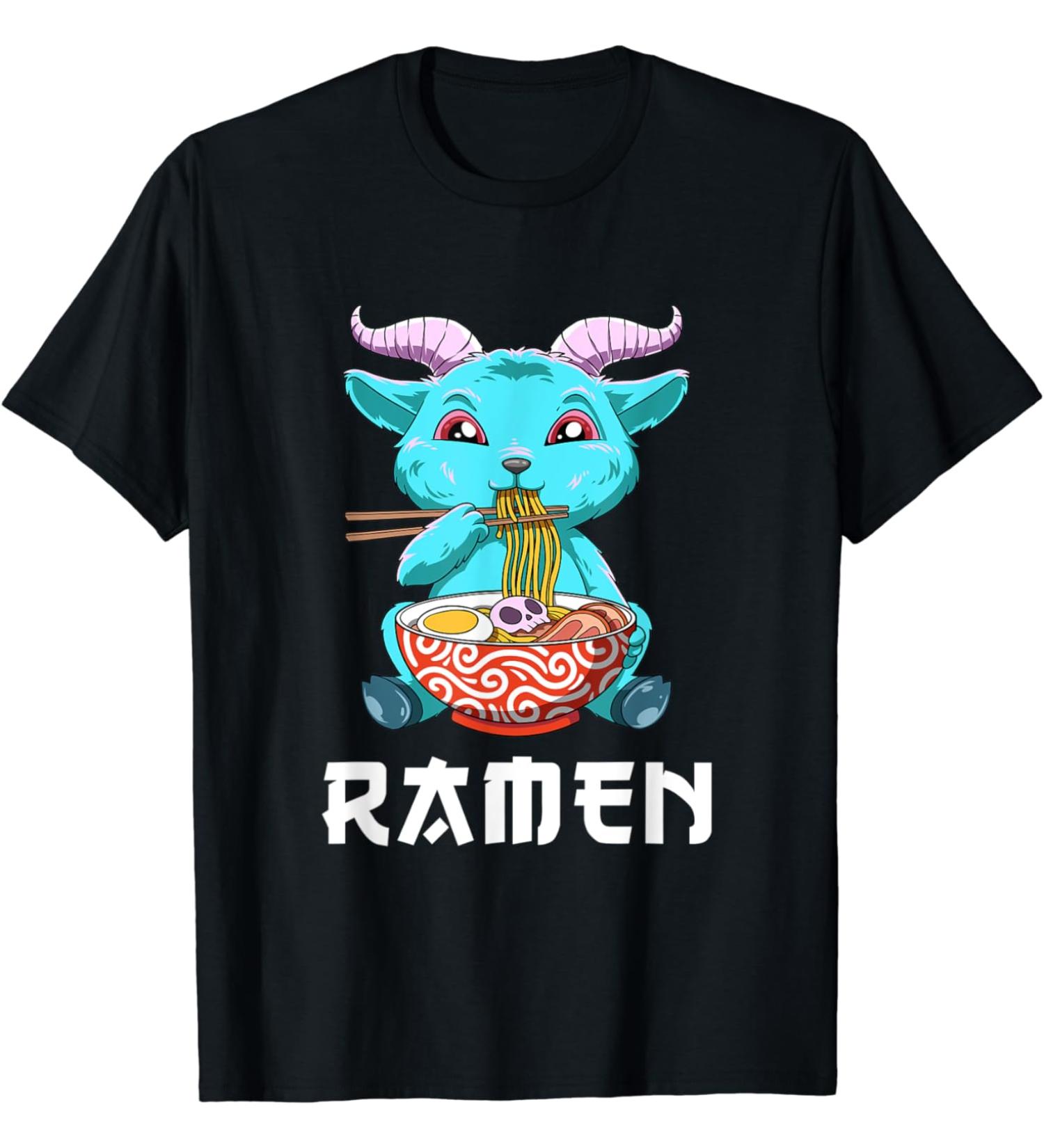 Anime Ramen Baphomet T-Shirt