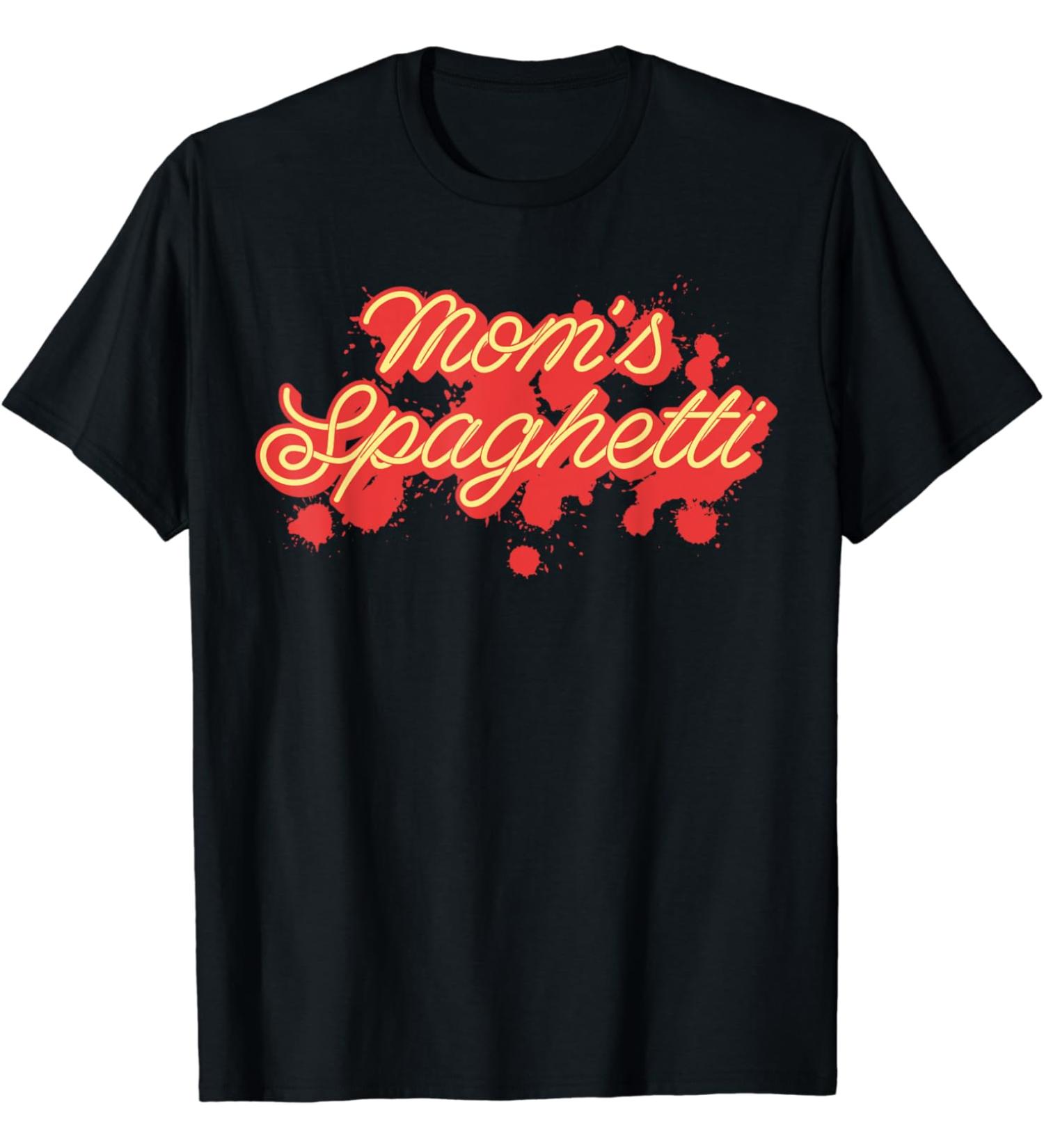 Mom's Spaghetti Meatballs Tomato Sauce Mother's Day Mommy T-Shirt