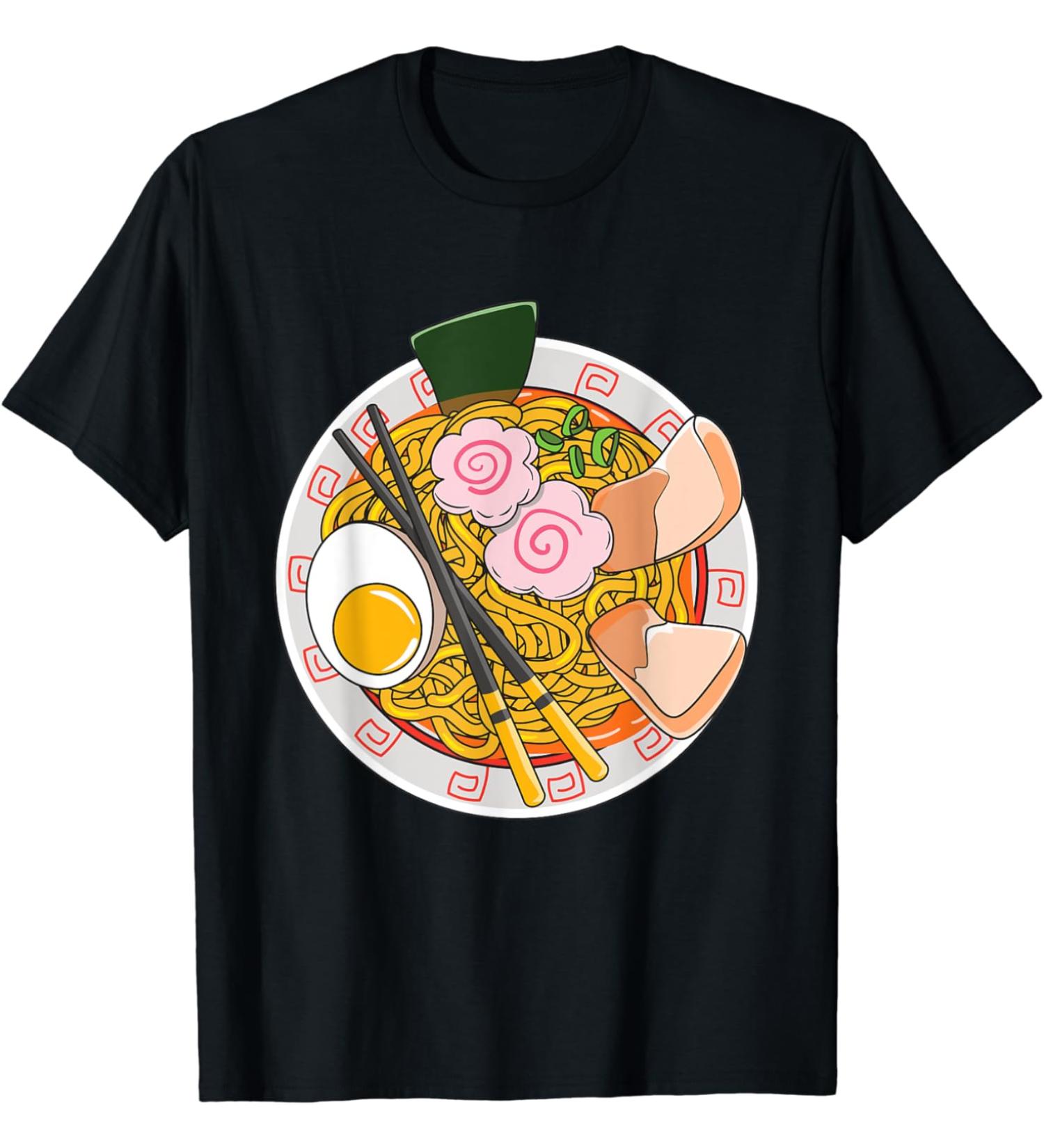 Kawaii Japanese Ramen Noodle Life T-Shirt
