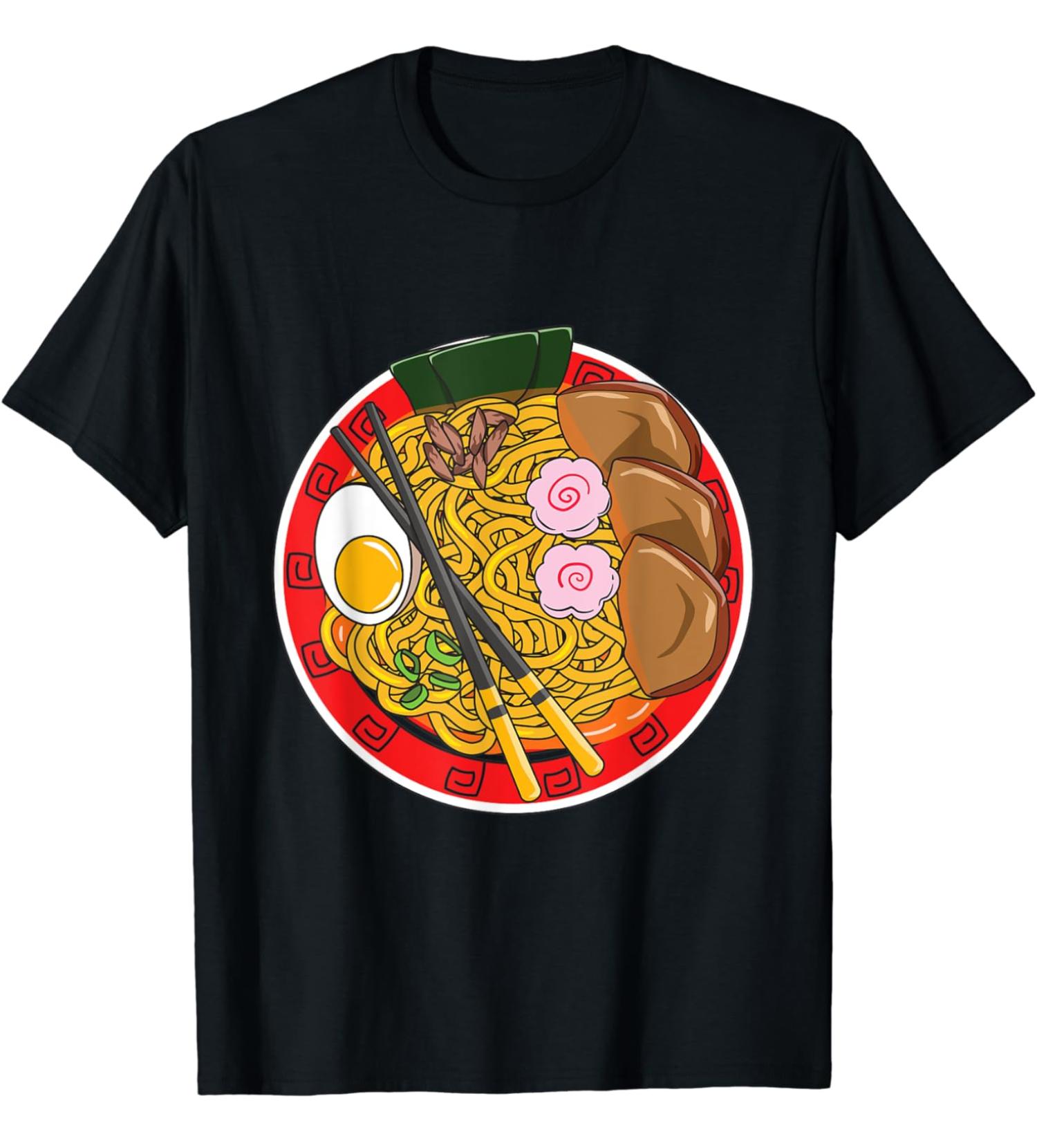 Japanese Noodle Ramen Life Kawaii Foodie T-Shirt