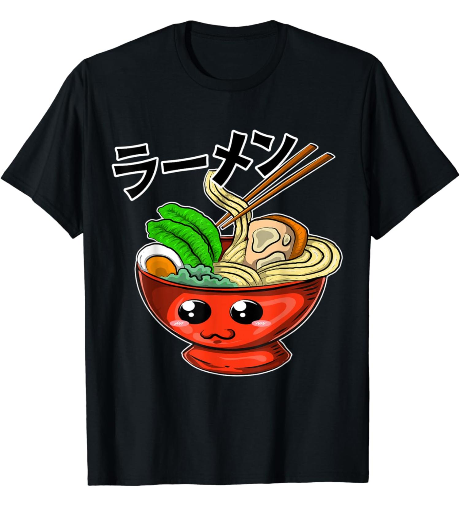 Ramen Kawaii Japanese Miso Bowl Noodles T-Shirt