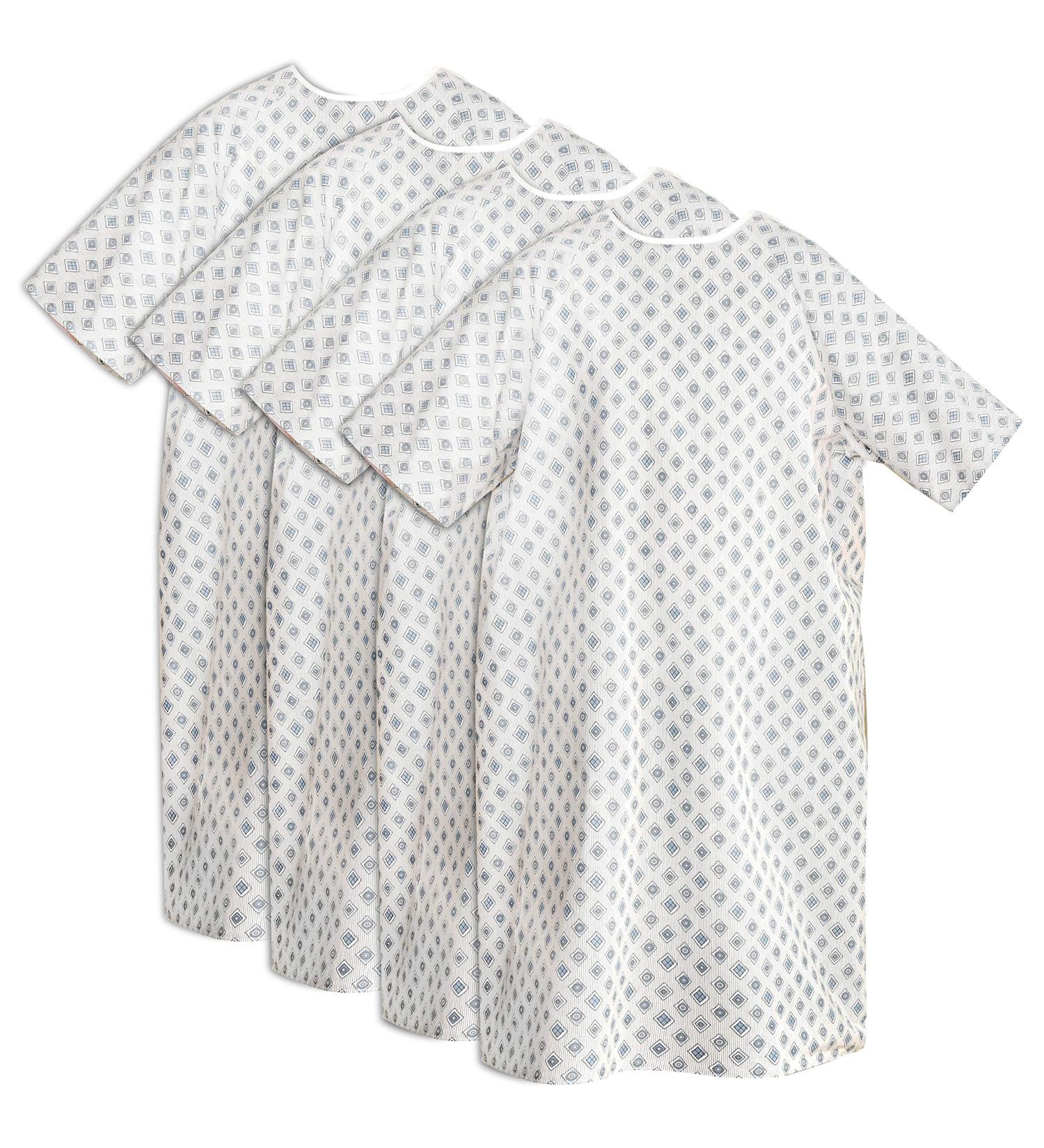 Talvania Unisex Hospital Gown | Back Ties | Fits up to XXL | Patient Gowns - Buy Online on GoSupps.com