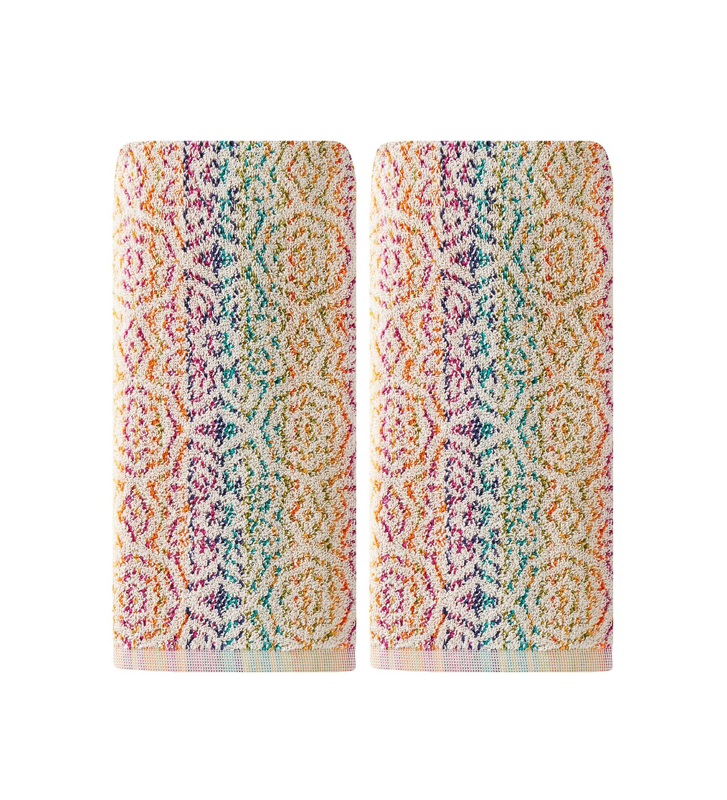 SKL Home Rhapsody 2 Pc Multicolored Hand Towel Set - Buy Online on GoSupps.com