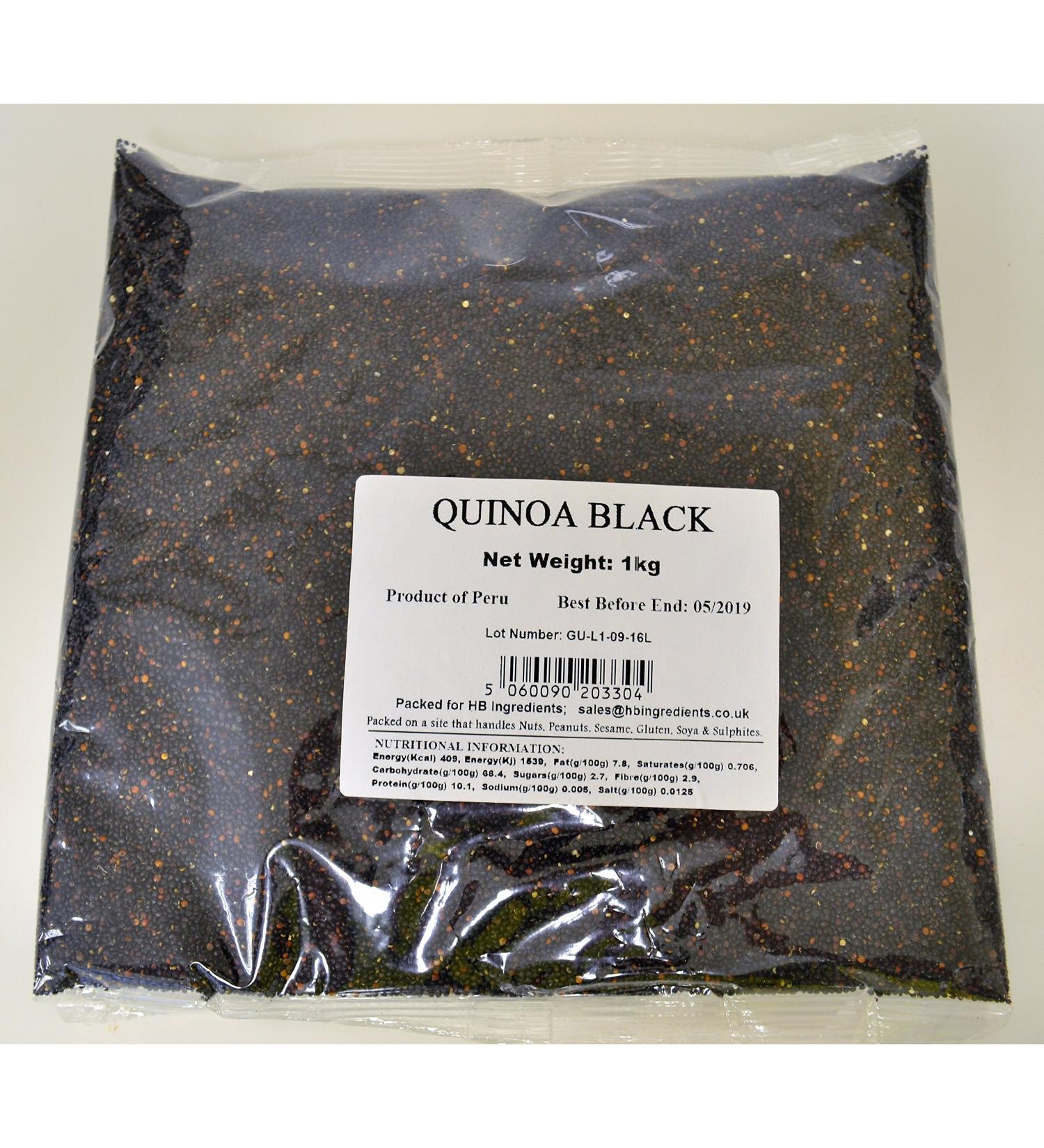 HB Ingredients - Black Quinoa 1kg - Buy Online on GoSupps.com