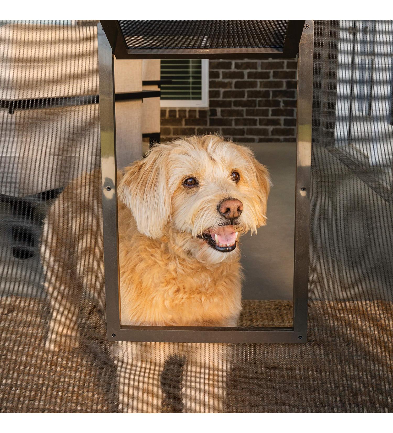 PetSafe Small Pet Screen Door - Dog and Cat Door for Screen Door, Window, and Porch - Buy Online on GoSupps.com