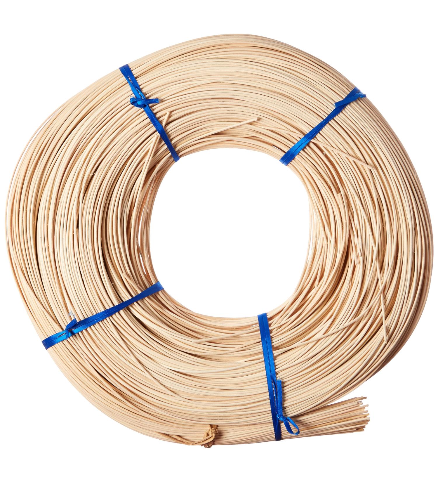 Commonwealth Basket Round Reed 2 1-3/4mm 1-Pound Coil  Approximately 1100-Feet Approximately 1100'