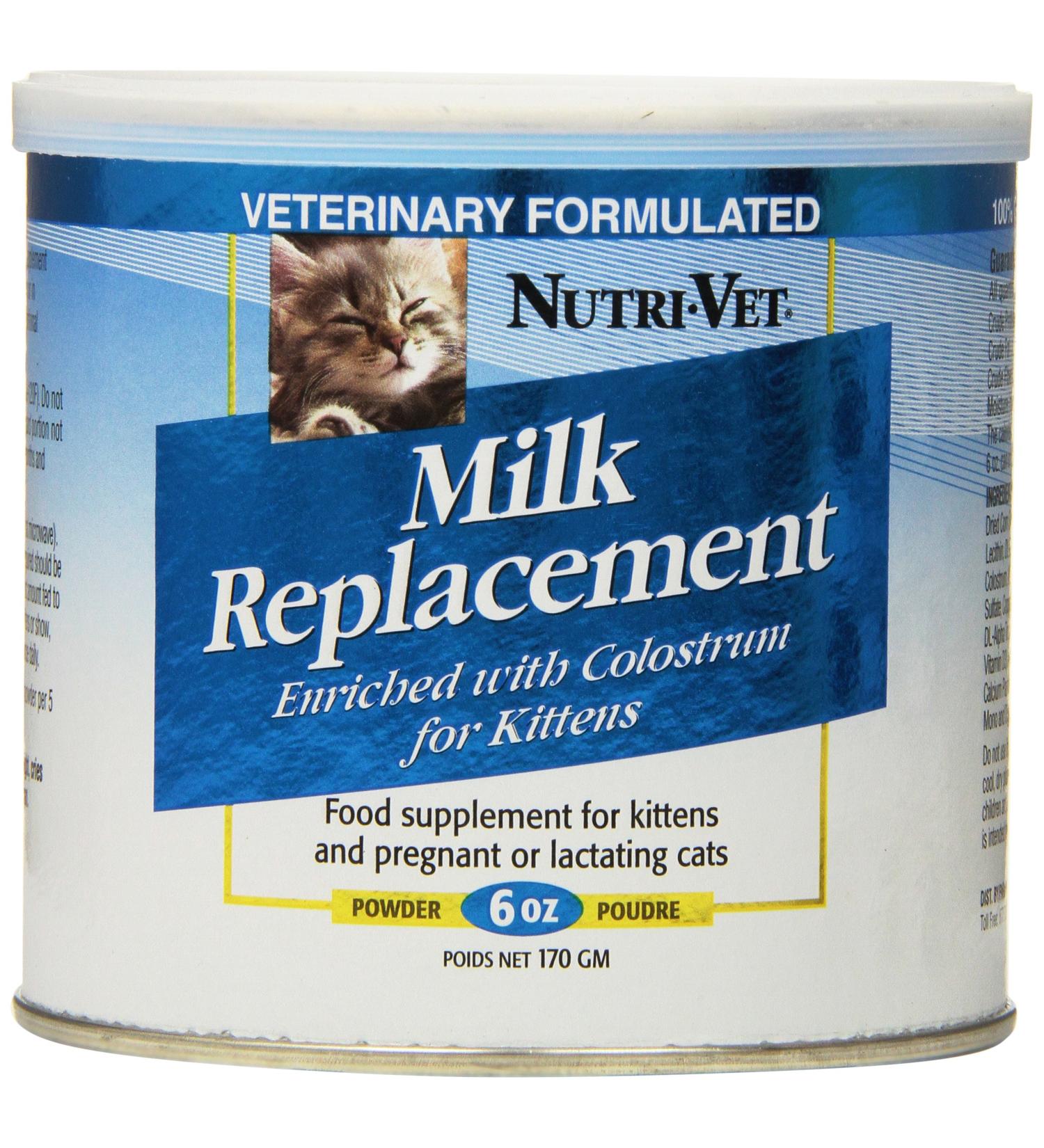 Nutri-Vet Milk Replacement for Kittens with Probiotics - 12oz Formula - Buy Online on GoSupps.com