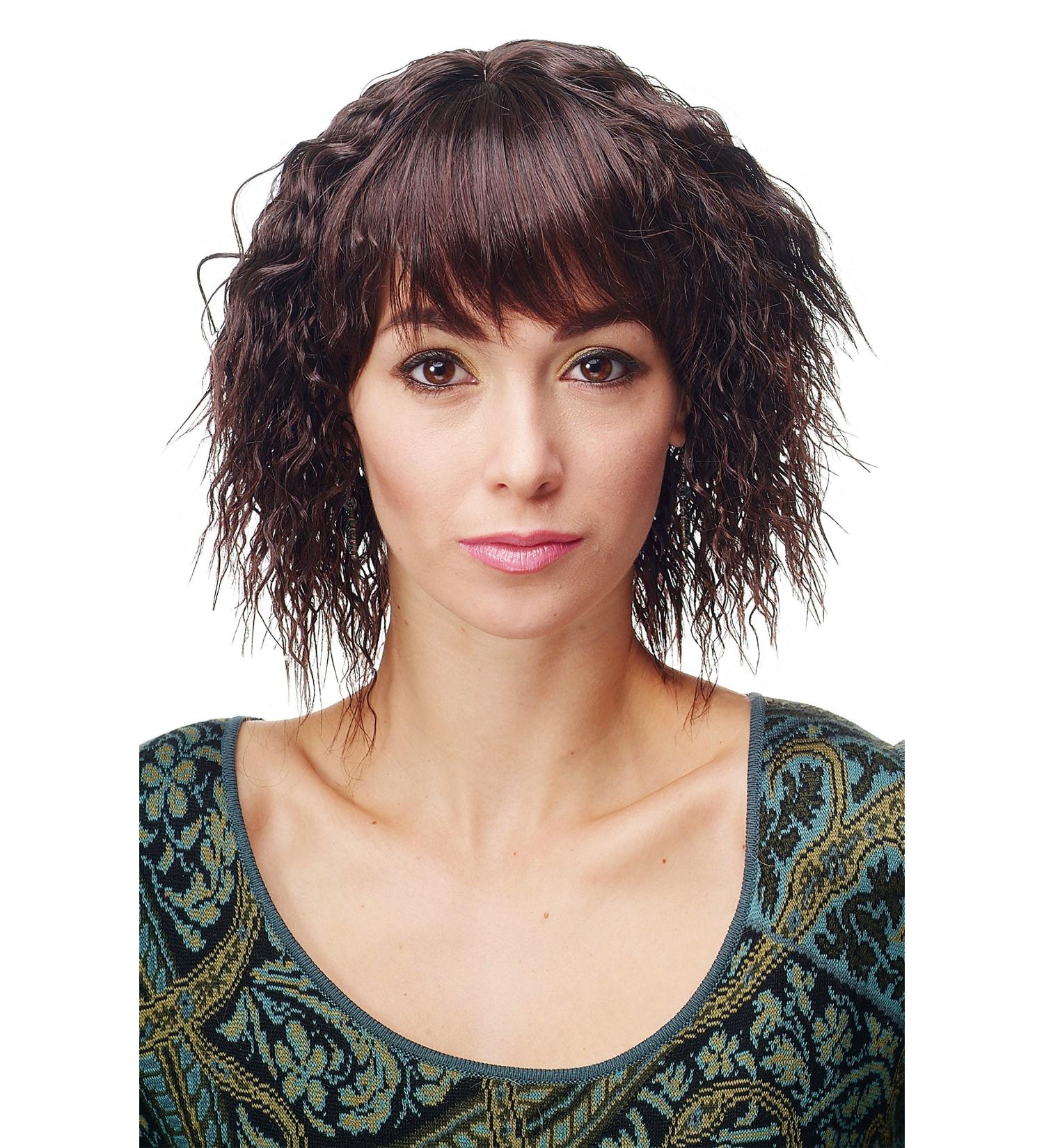 Buy WIG ME UP Latina Afro Style Wig - Medium Length Curls with Bangs | Black + Mahogany Brown 8784+1-2T33 - International Shipping Available - Buy Online on GoSupps.com