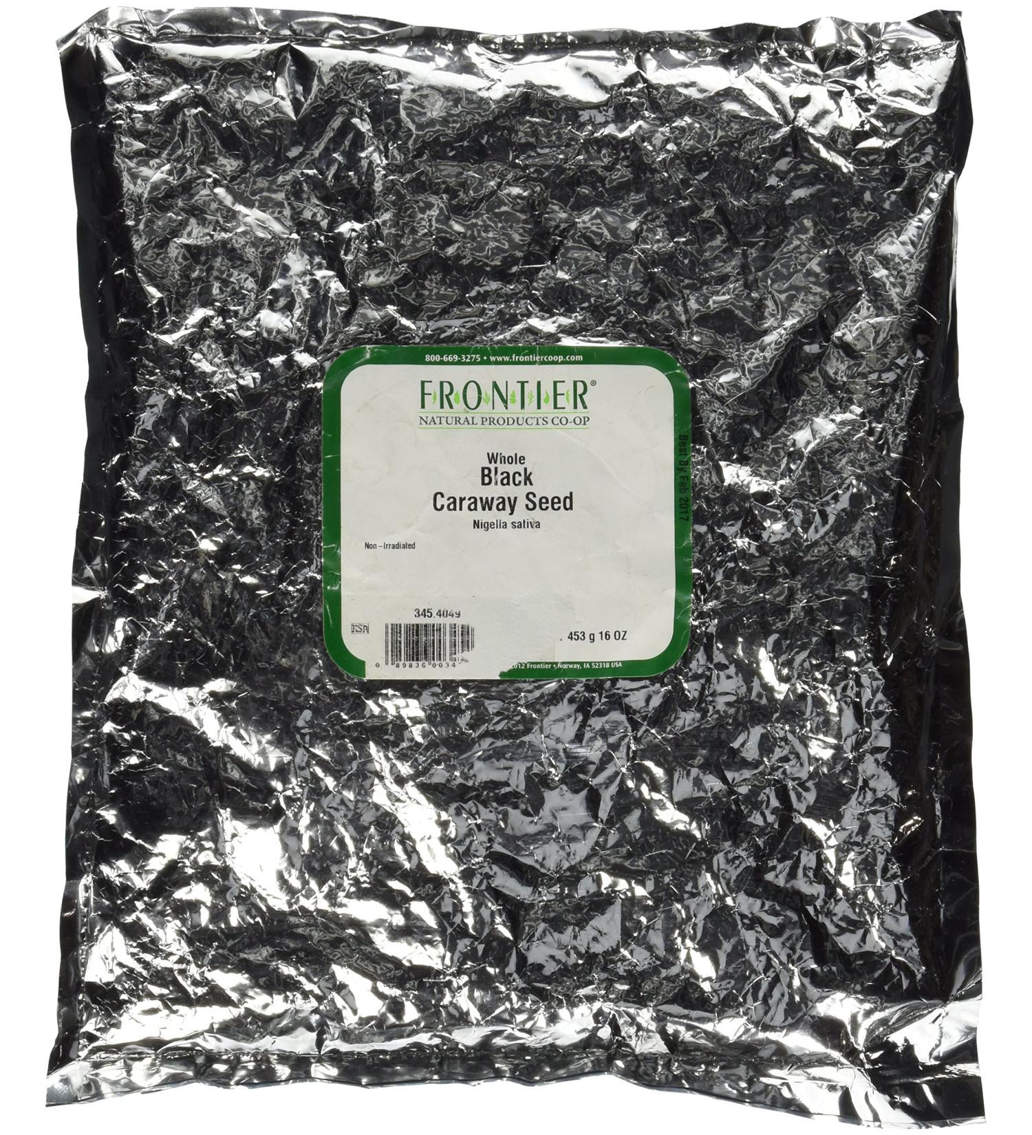 Frontier Co-op Caraway Seed, Black, Kosher | 1 lb. Bulk Bag | Nigella sativa