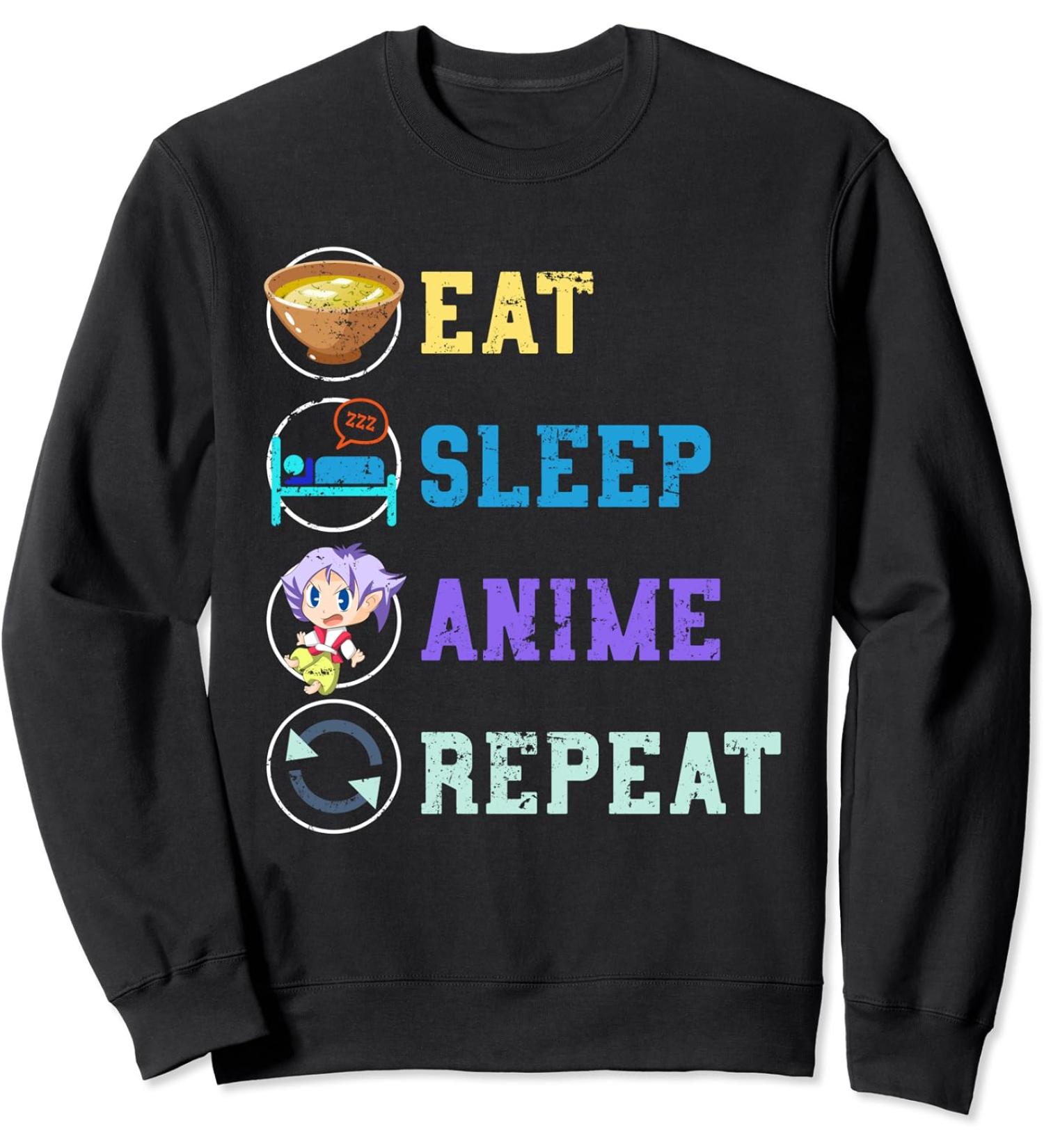 Kawaii Manga Japanese Food Ramen Noodles Otaku Anime Sweatshirt