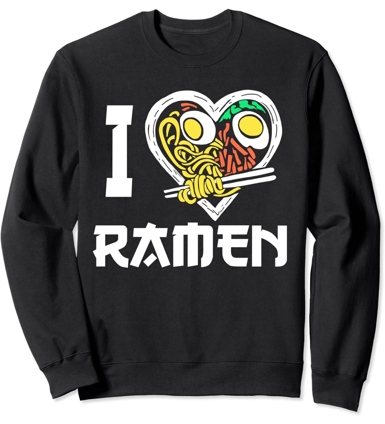 I Heart Ramen Noodles Sweatshirt