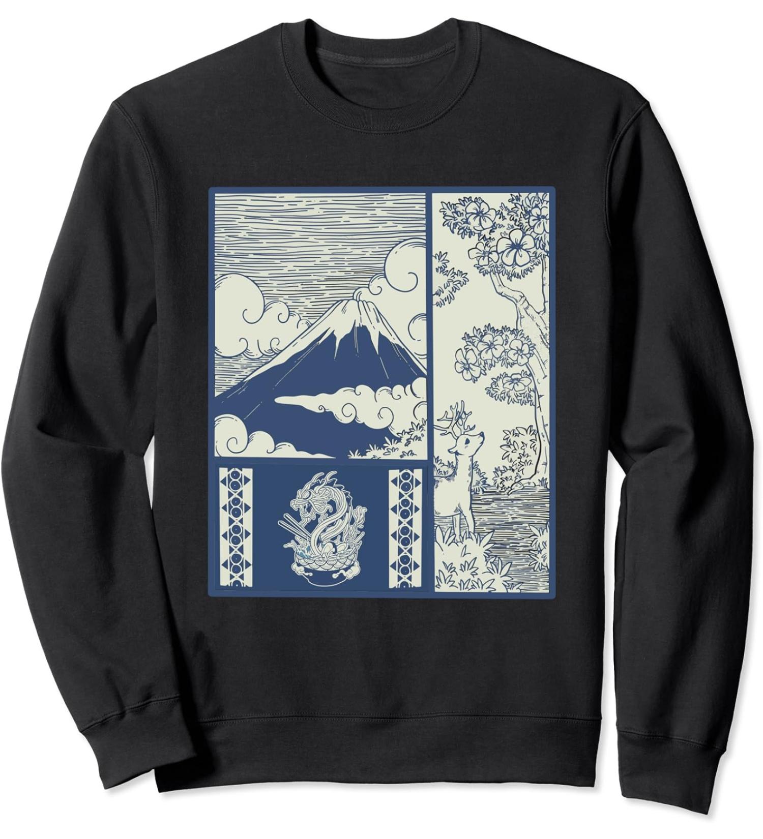 Ramen Noodle Bowl Kawaii Japan Style Funny Sweatshirt