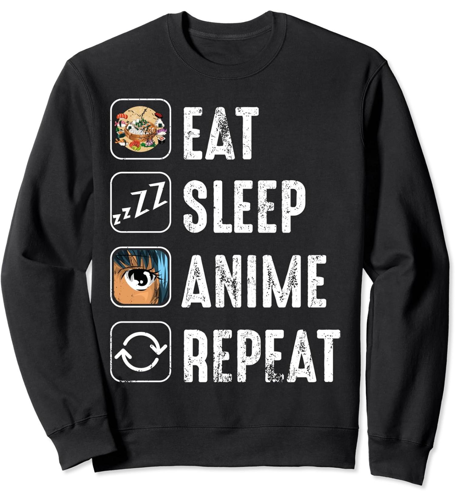 Otaku Japanese Manga Kawaii Ramen Noodles Foodie Anime Sweatshirt