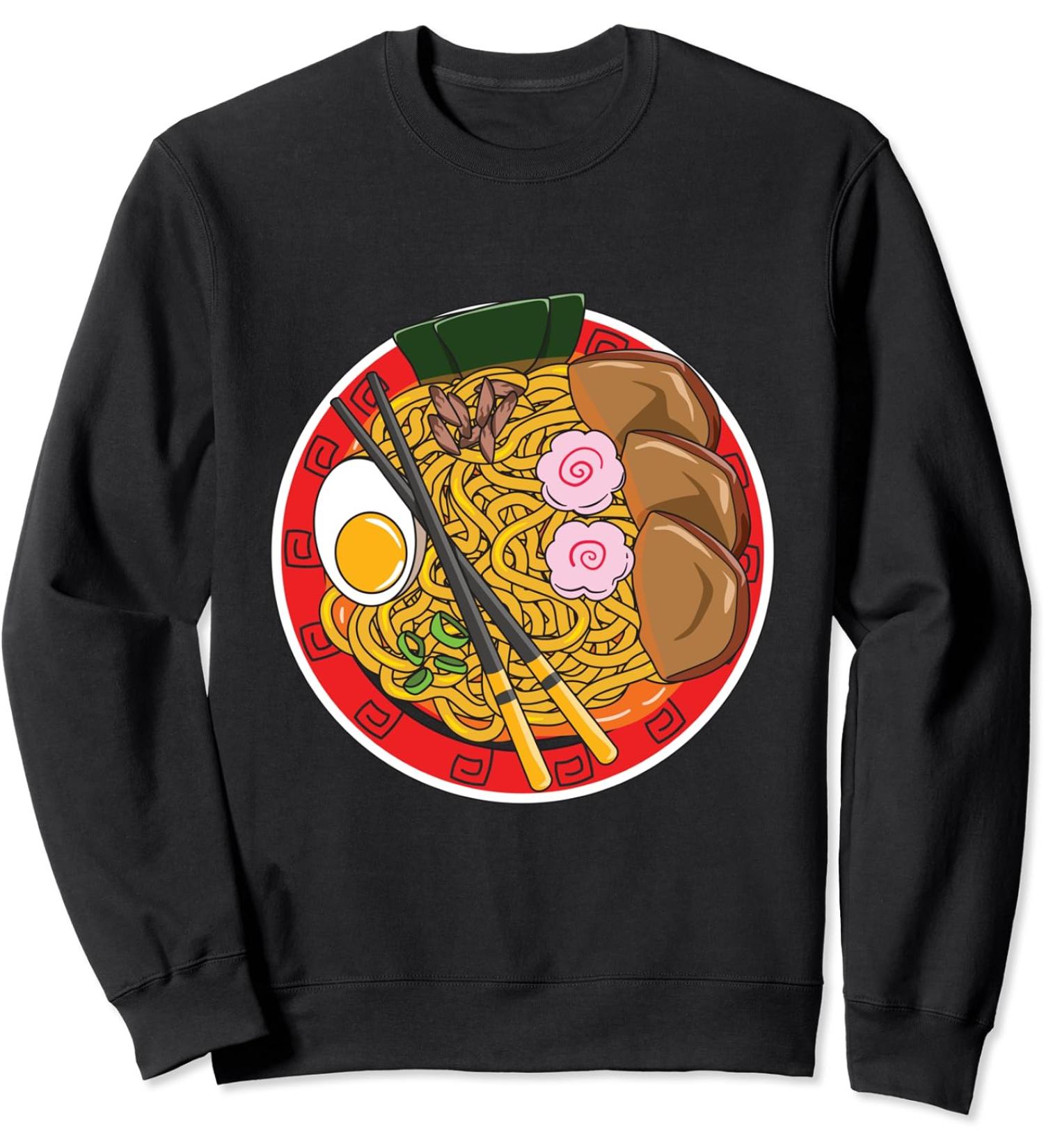 Japanese Noodle Ramen Life Kawaii Foodie Sweatshirt