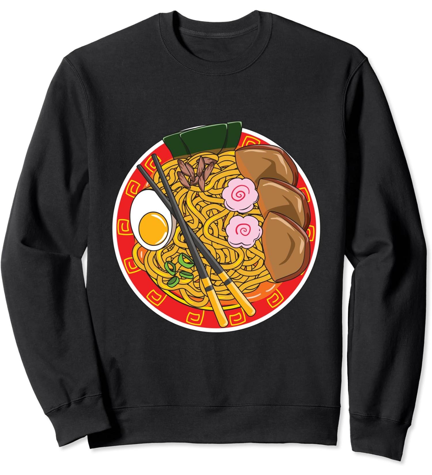 Anime Japanese Ramen Noodle Foodie Sweatshirt