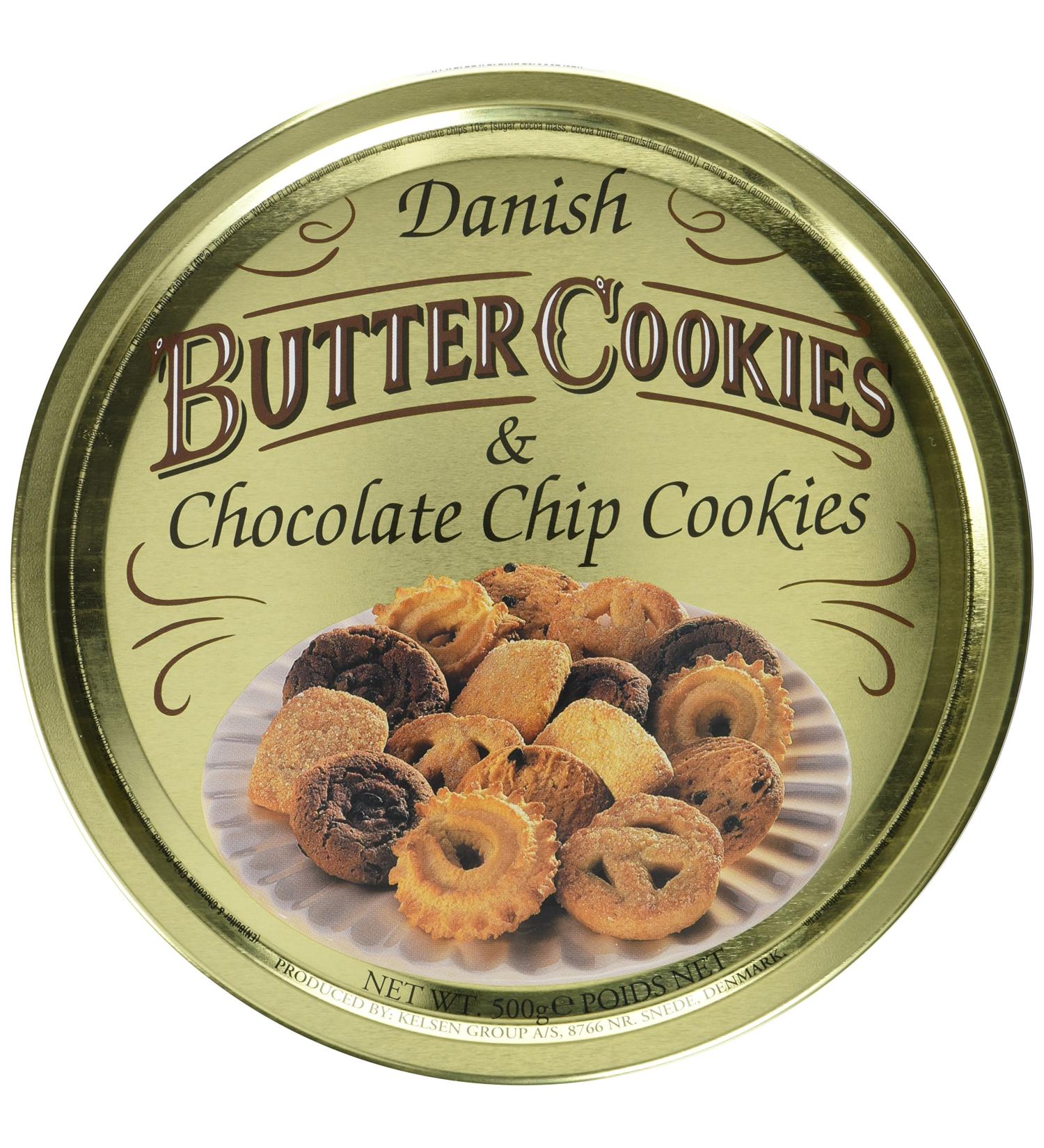 Danish Butter Cookies & Choco Chip Cookies - 12 Pack (500g Each) | International Shipping Available - Buy Online on GoSupps.com